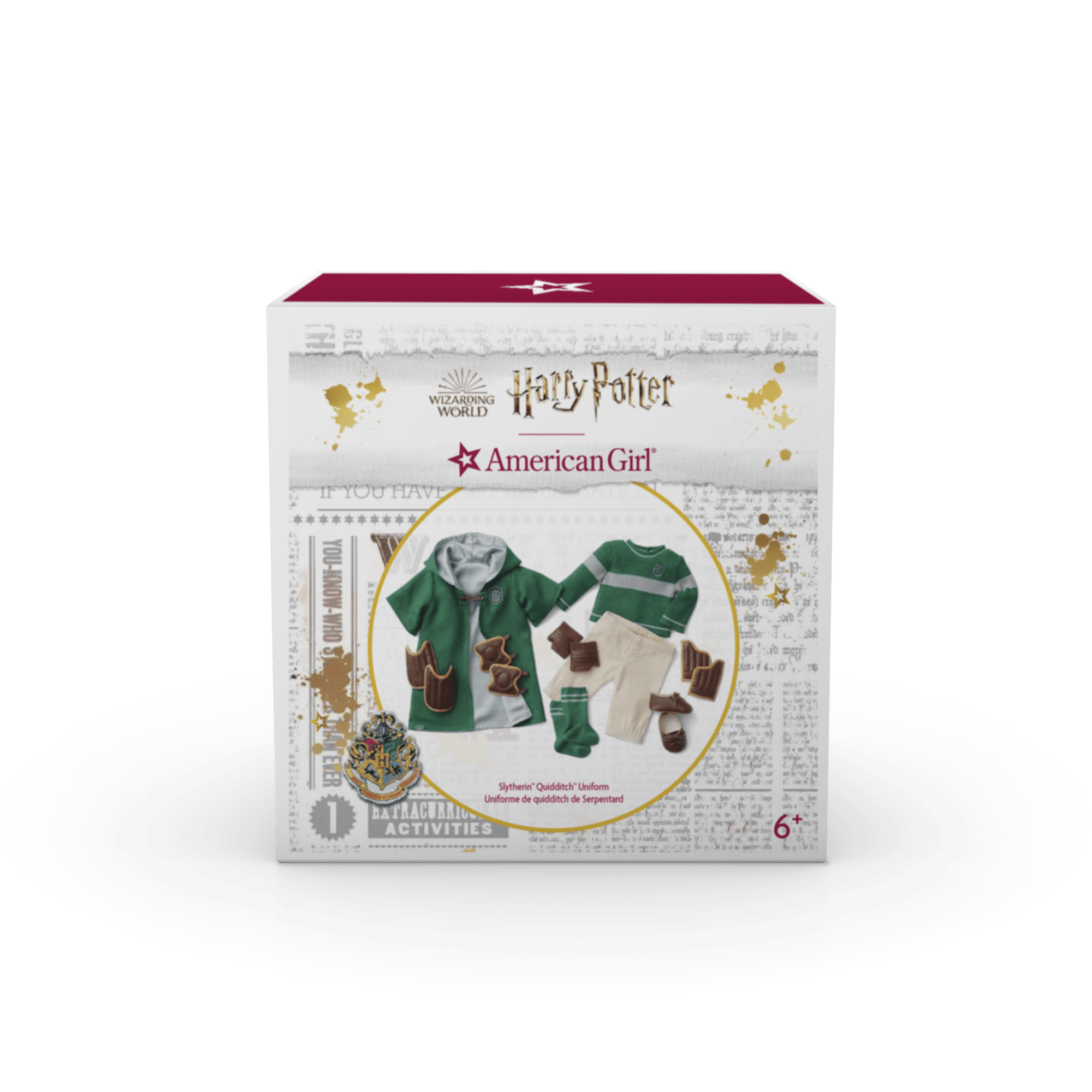 American Girl Slytherin Quidditch Costume for 18" Dolls