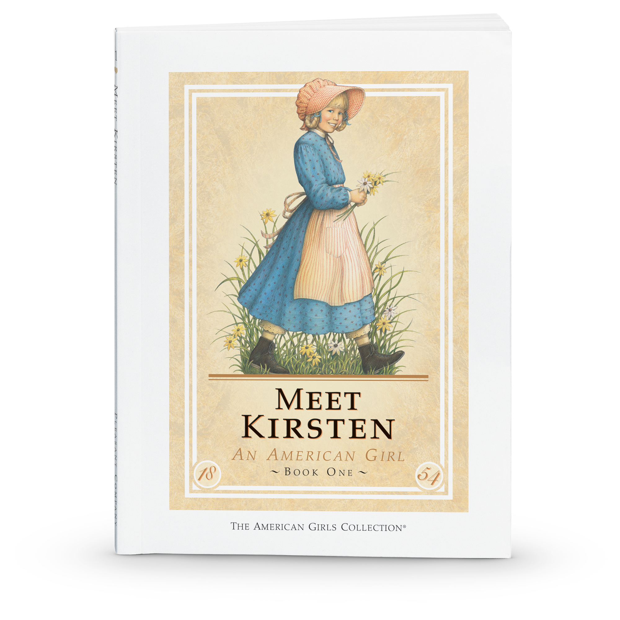 American Girl Kirsten Larson 18" Historical Doll with Book & Outfit