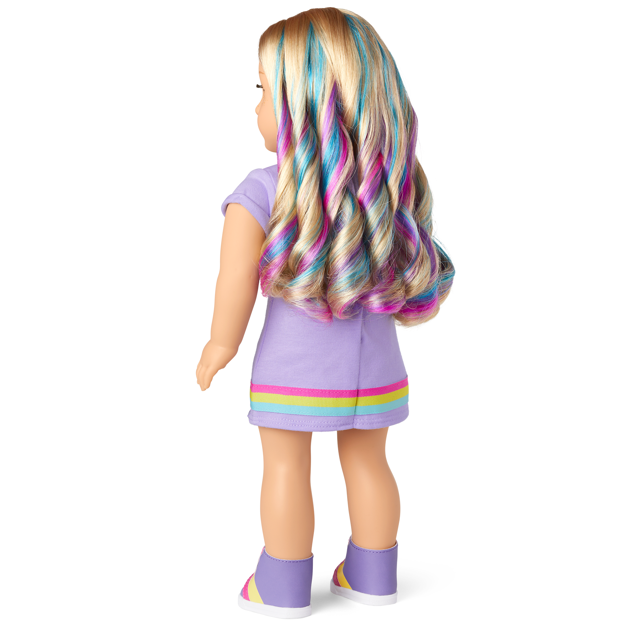 18-Inch Doll Sporty Outfit - AG Active T-Shirt Dress & Sneakers