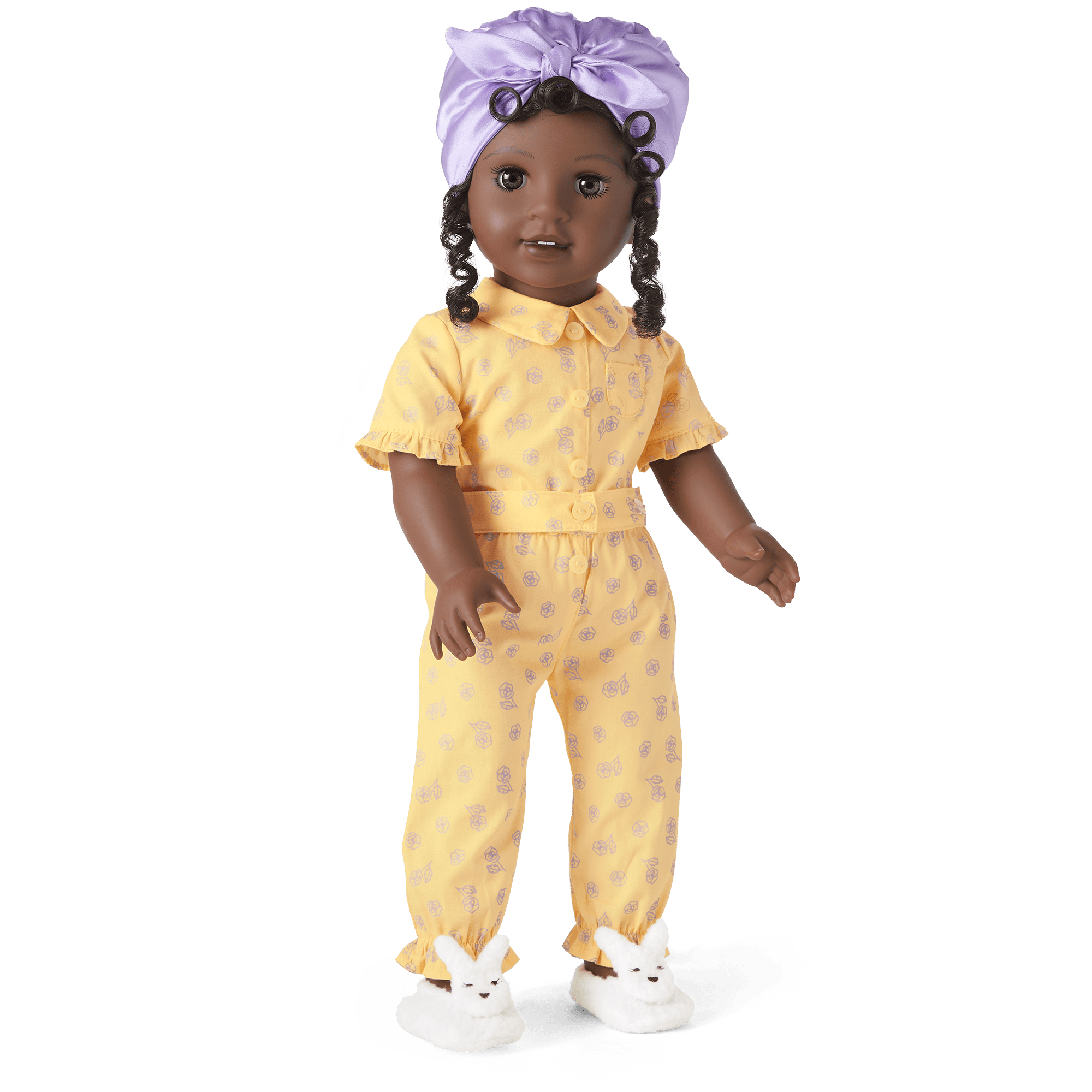 Claudie's™ Yellow Bloom Pajama Set for 18-inch Dolls