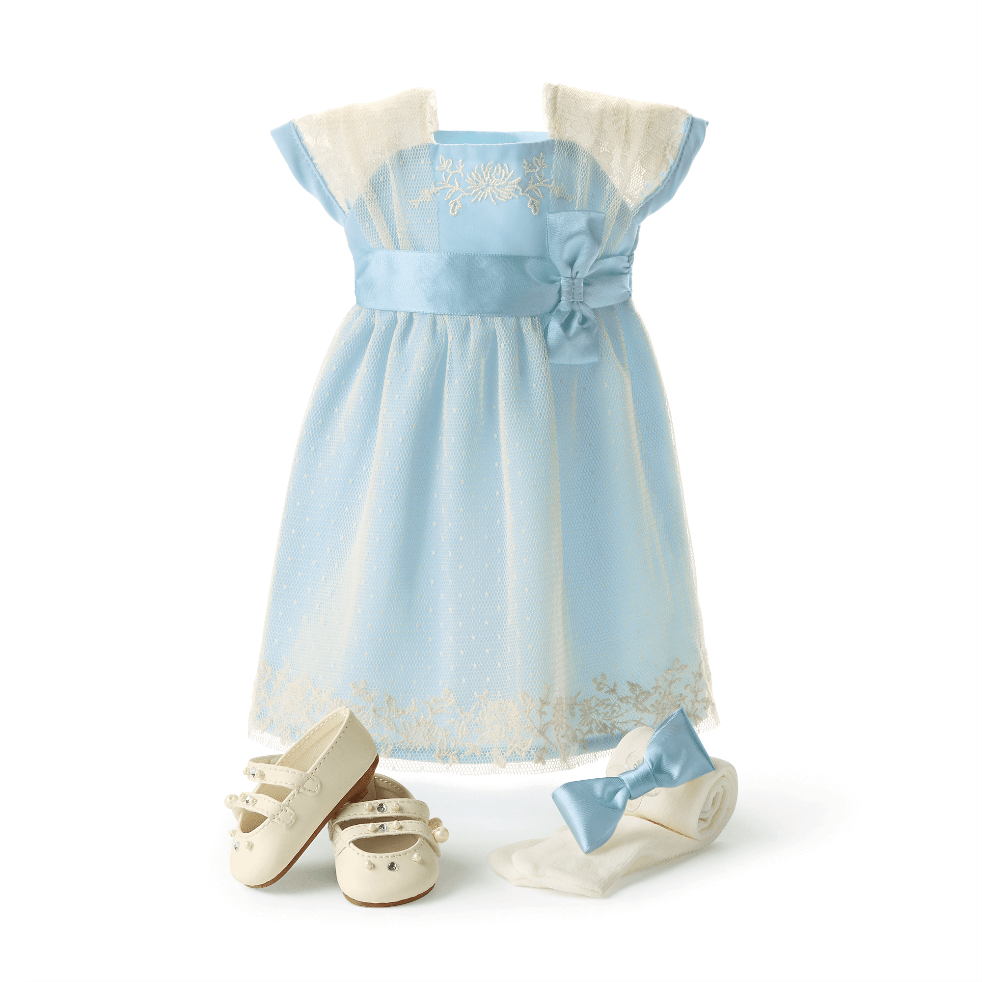 Rebecca’s Hanukkah Doll Dress for 18-inch Historical Dolls