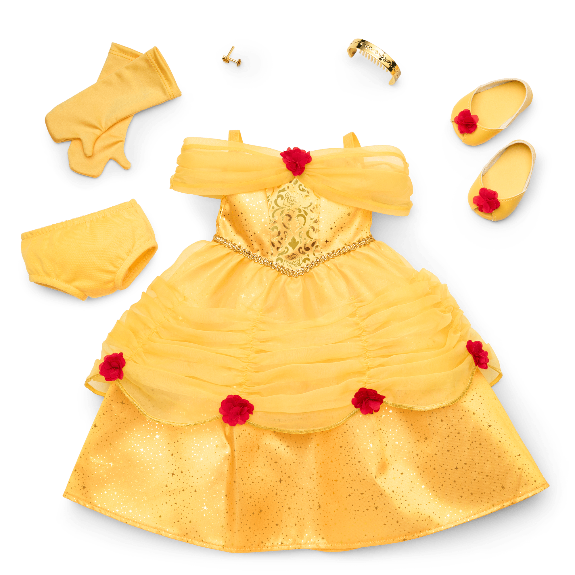 American Girl Disney Princess Belle 18-Inch Doll with Yellow Gown