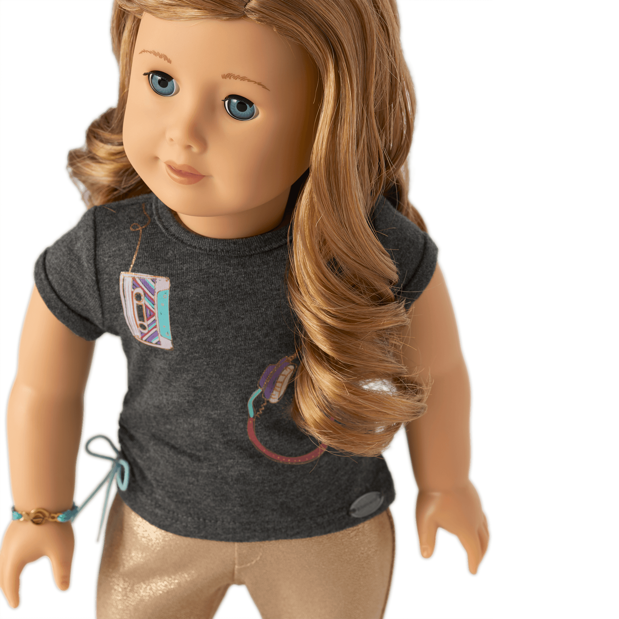 18-inch Doll Music Outfit with Glitter Shoes & Accessories