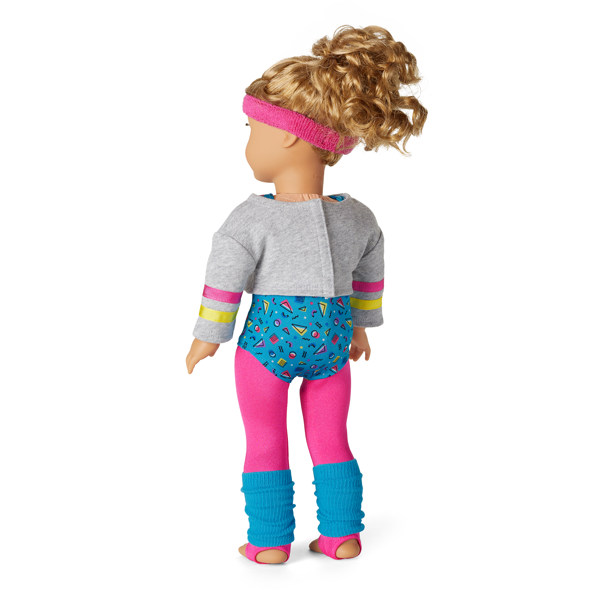 Courtney's 18-inch Doll Aerobics Outfit - 80s Style Leggings & Leotard