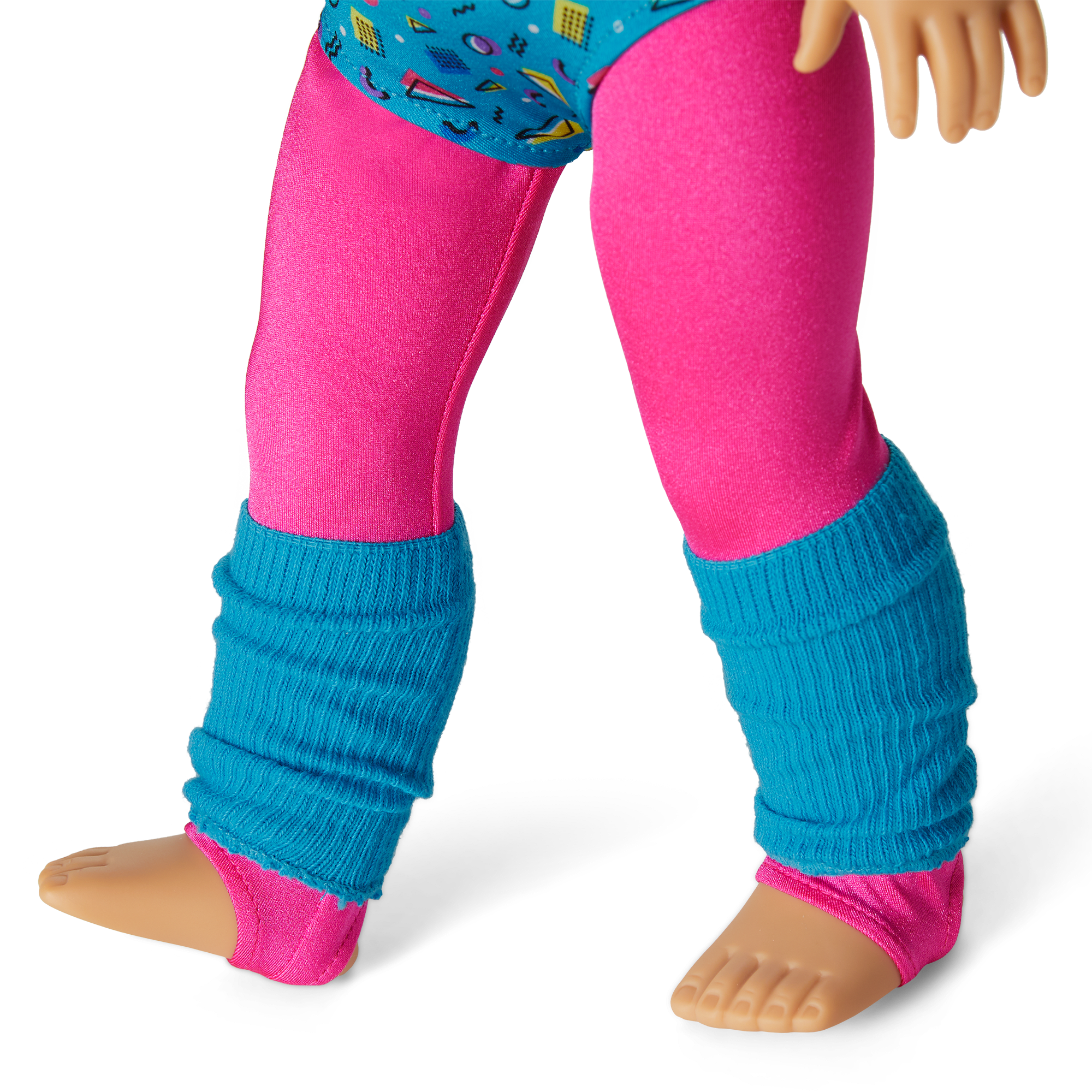 Courtney's 18-inch Doll Aerobics Outfit - 80s Style Leggings & Leotard