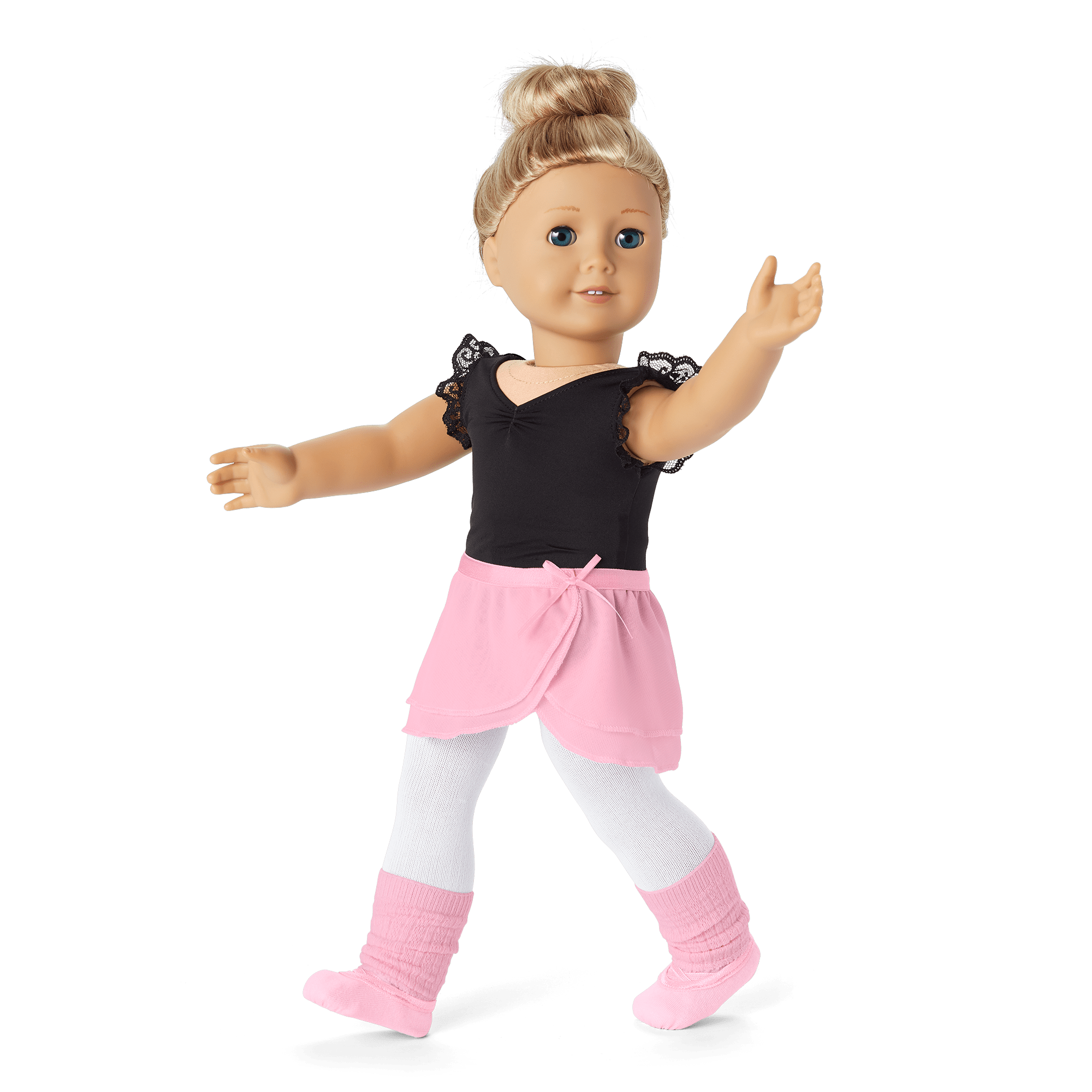 Ballet Outfit for 18-inch Dolls with Leotard & Pink Skirt