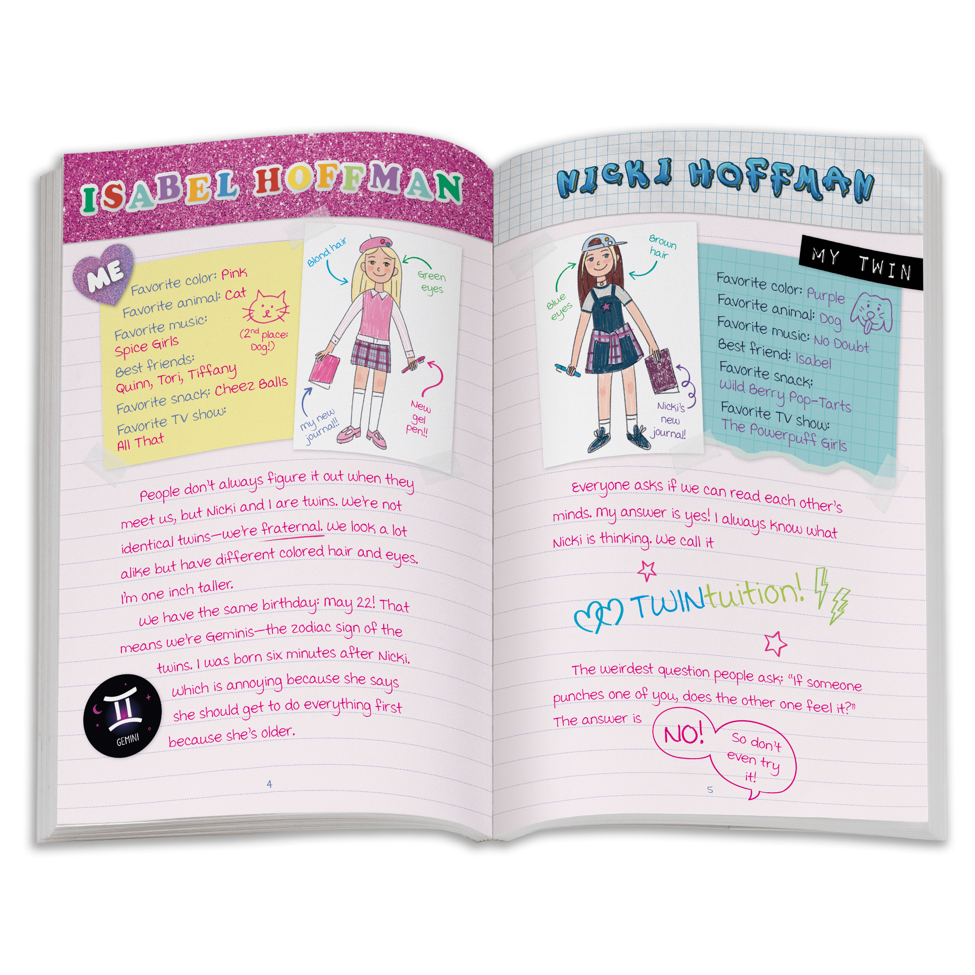 Isabel™ 18-inch Doll with Journal & 90s Fashion