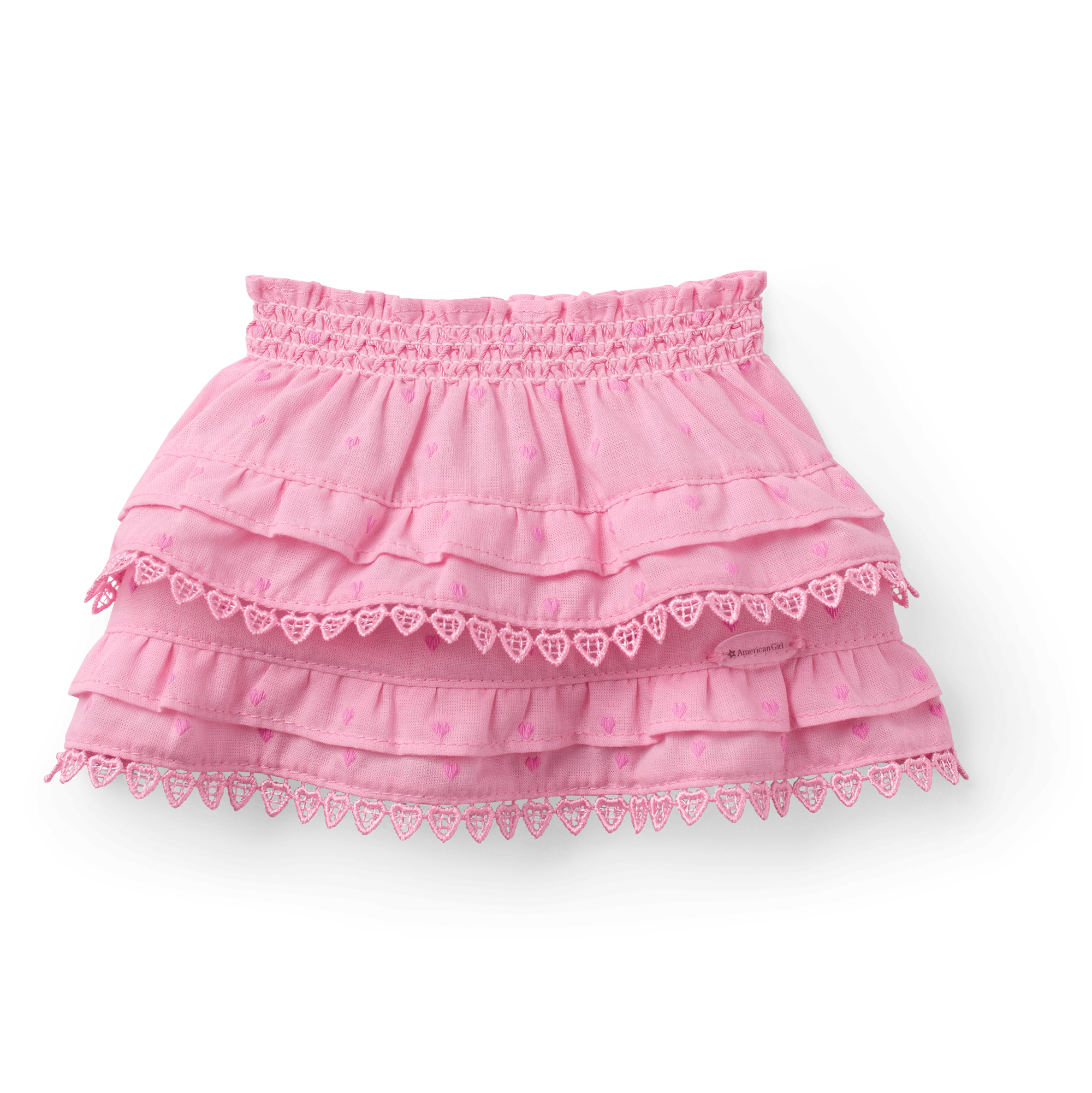 LoveShackFancy Rosy Ruffles Doll Skirt for 18-inch American Girl®