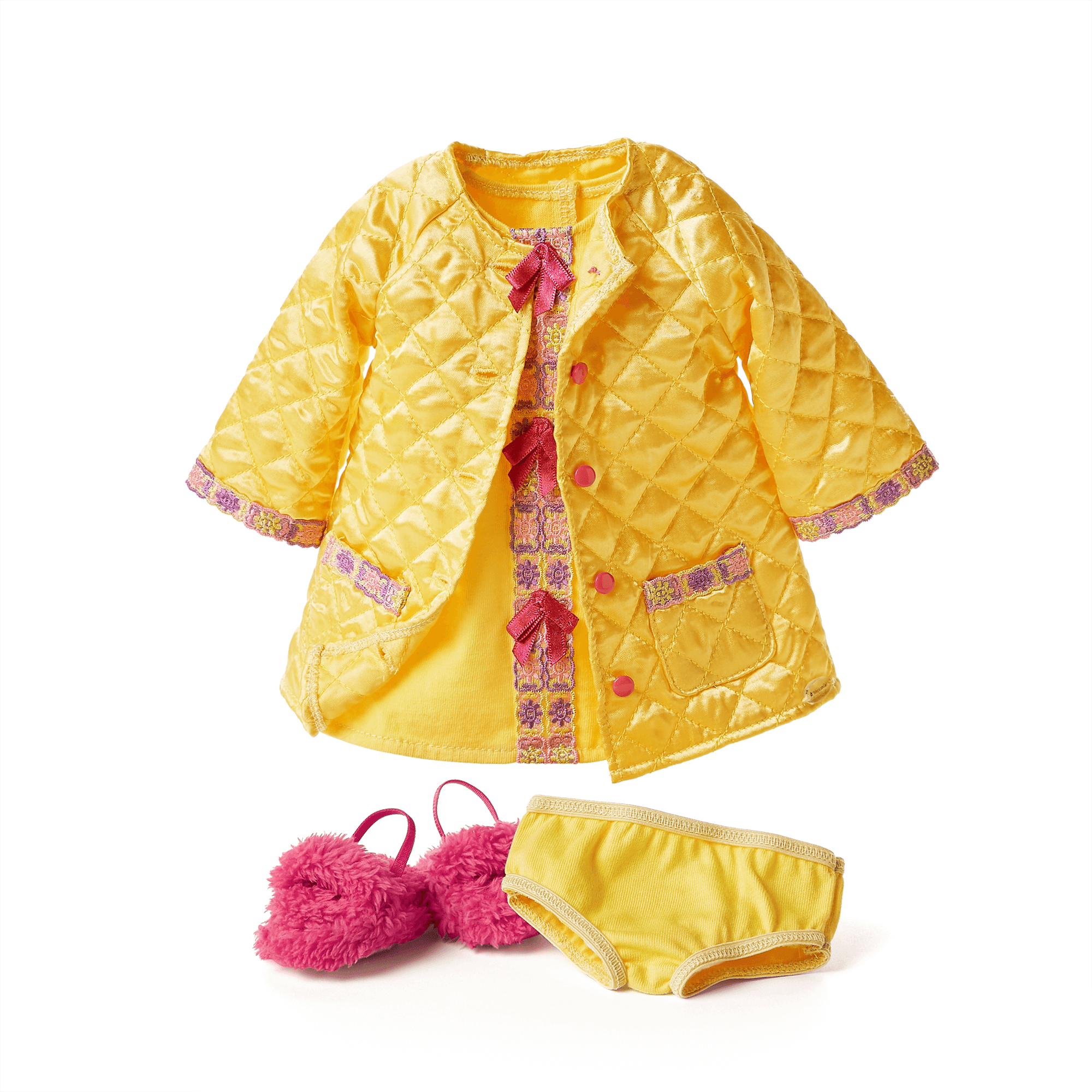 Julie’s 18-inch Doll Pajama Set with Robe & Slippers