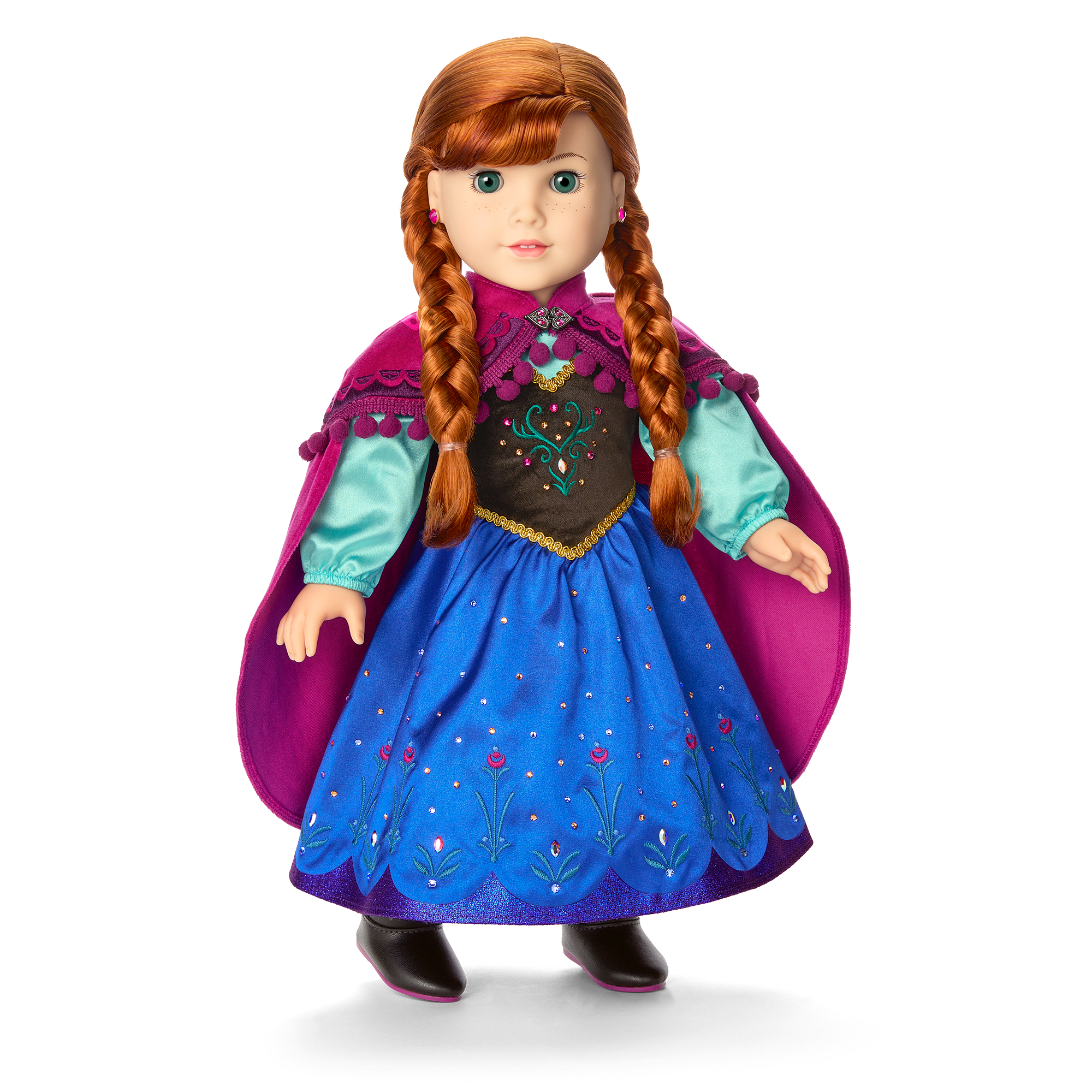 American Girl Disney Frozen Anna Collector Doll with Swarovski Crystals