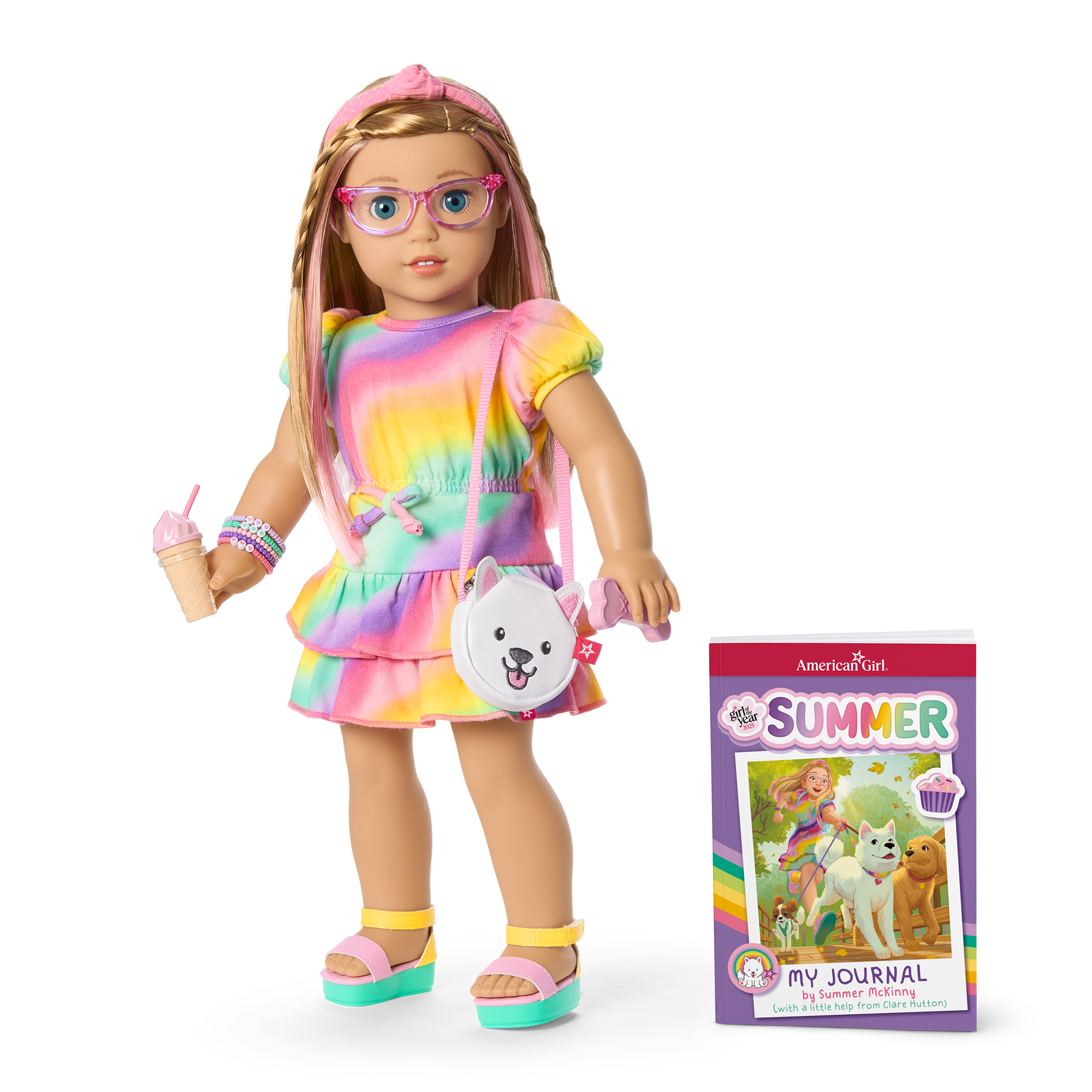 Summer McKinny 18" Doll with Journal & Accessories – Girl of the Year 2025