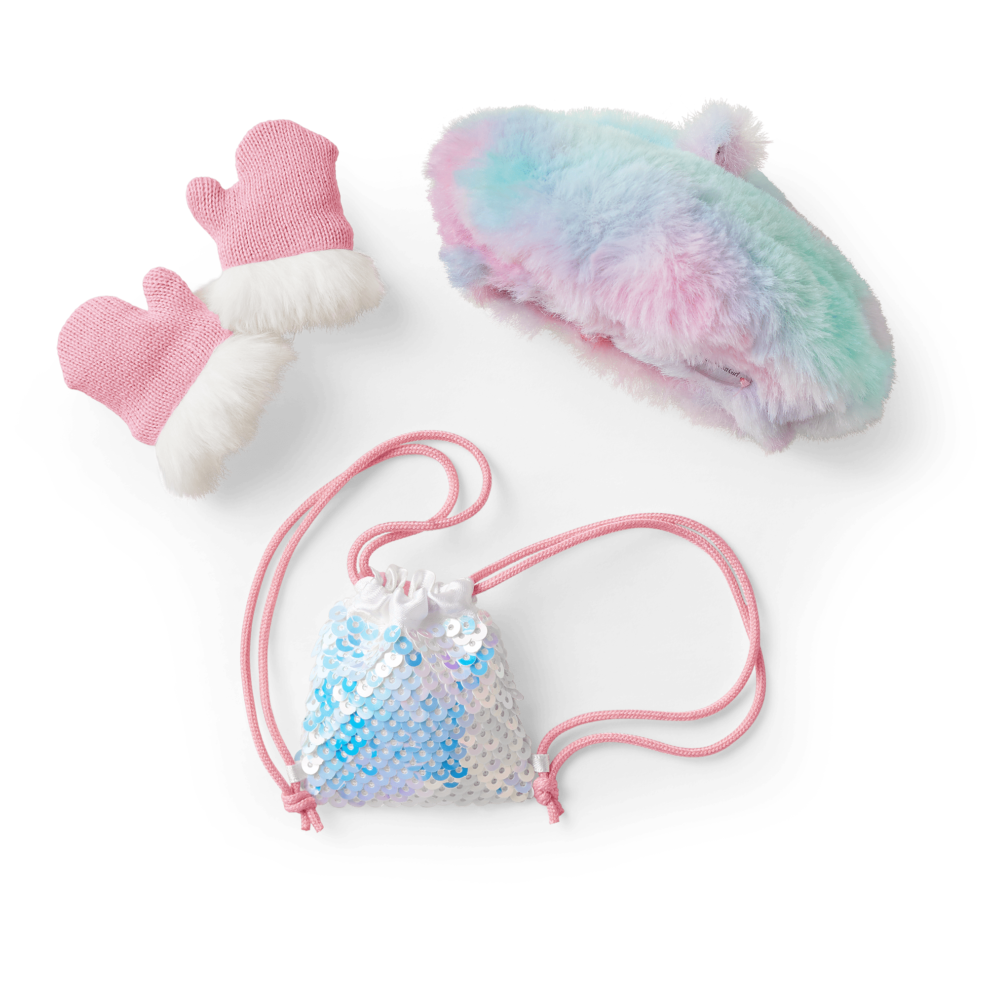 Gwynn’s™ Doll Winter Accessories Set with Beret & Backpack