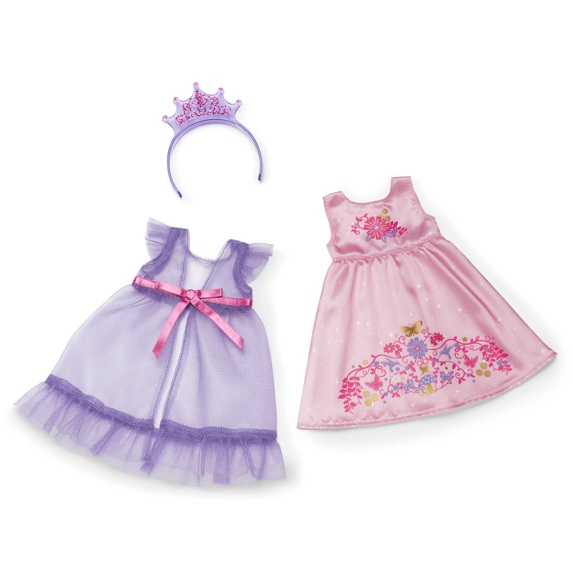 WellieWishers Doll Nightgown & Robe Set with Tiara