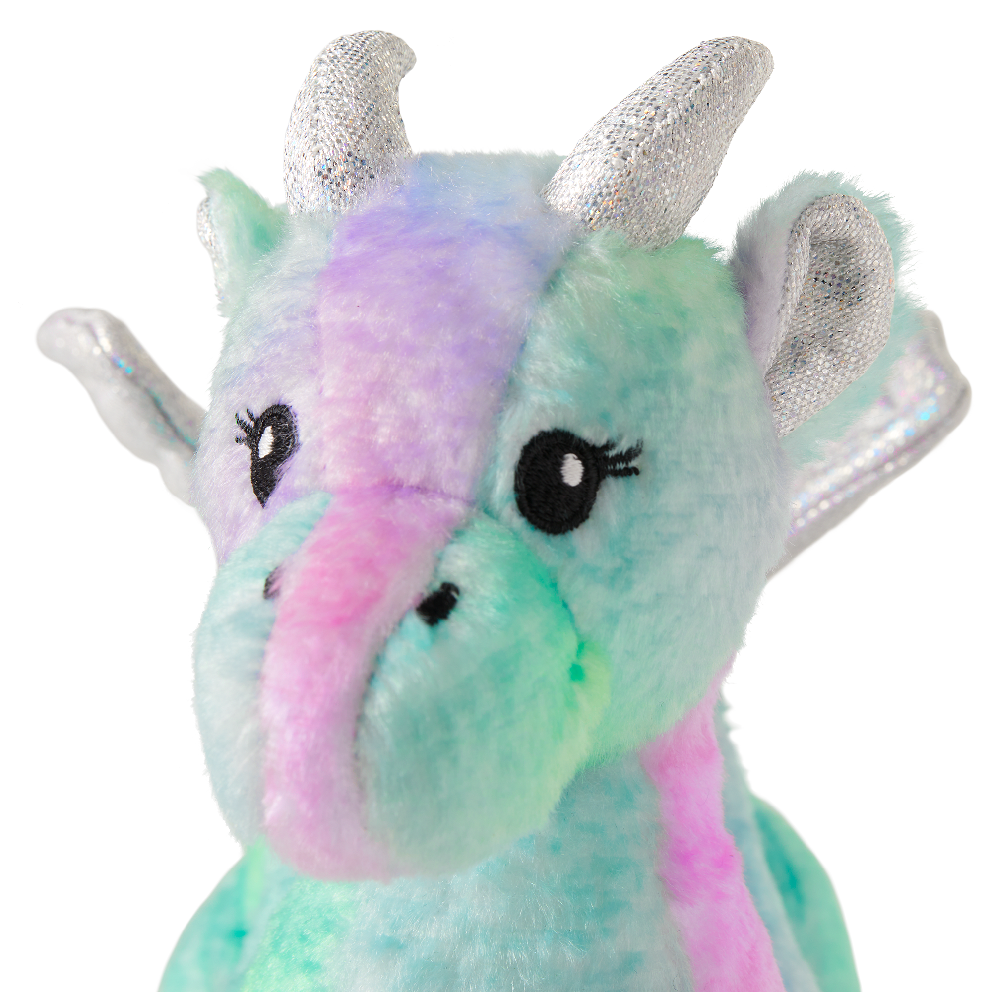 Crisella the Dragon Plush Toy with Iridescent Wings