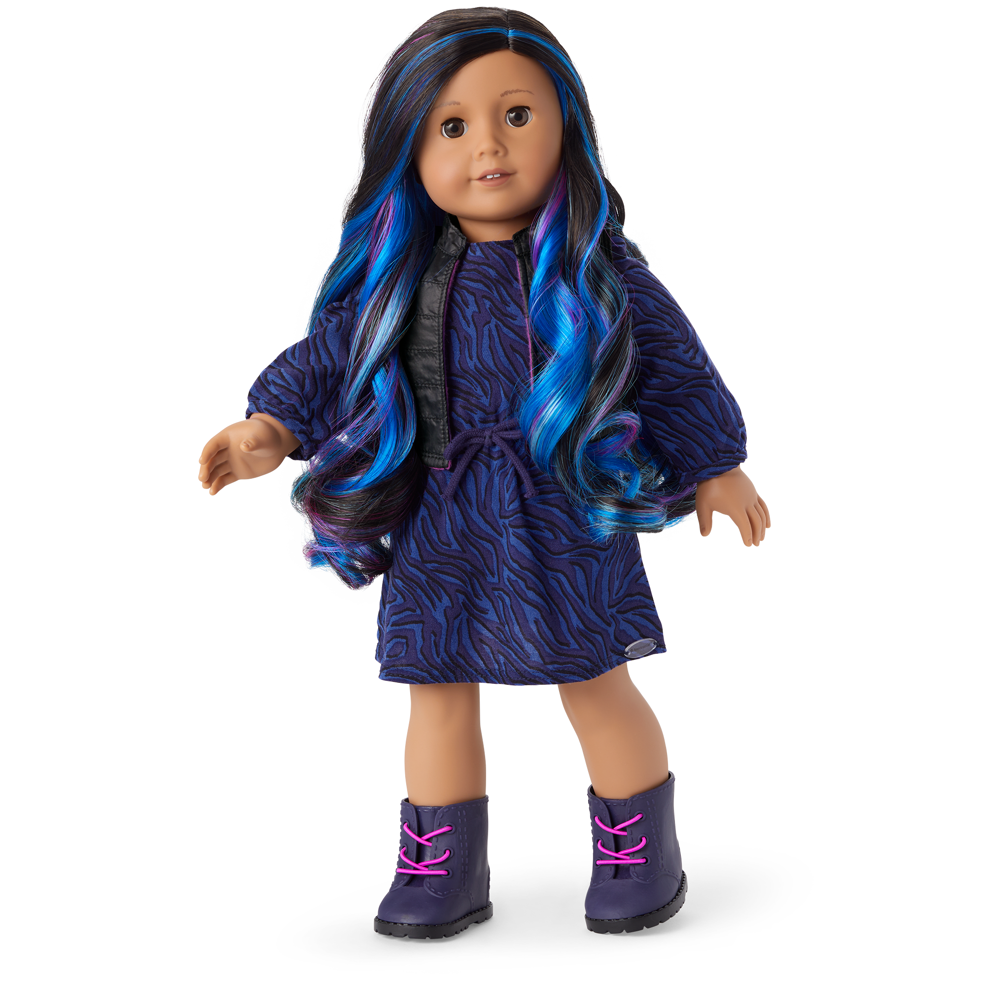 American Girl Truly Me Doll #92 with Curly Hair & Book