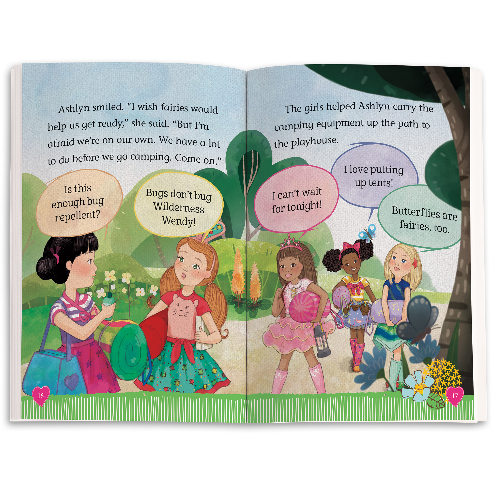 WellieWishers Camping Adventure Book by Valerie Tripp