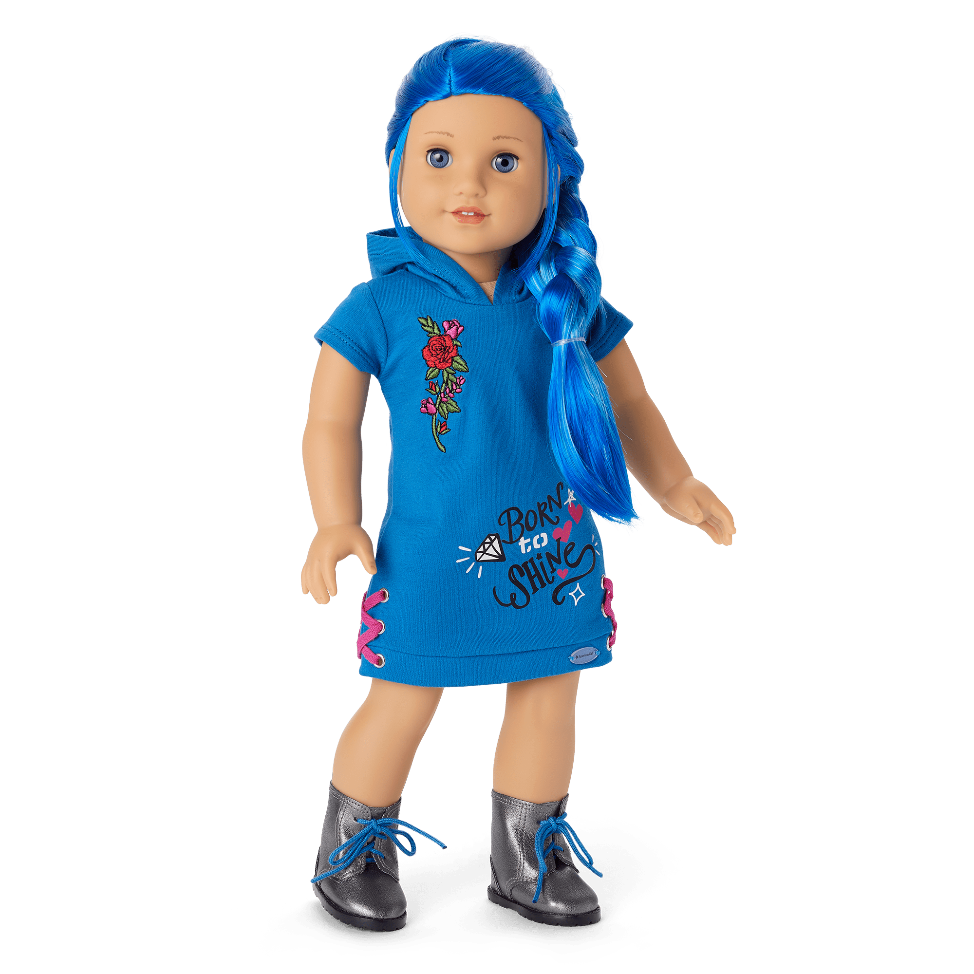 Truly Me™ 18-inch Doll with Long Blue Hair & Blue Eyes