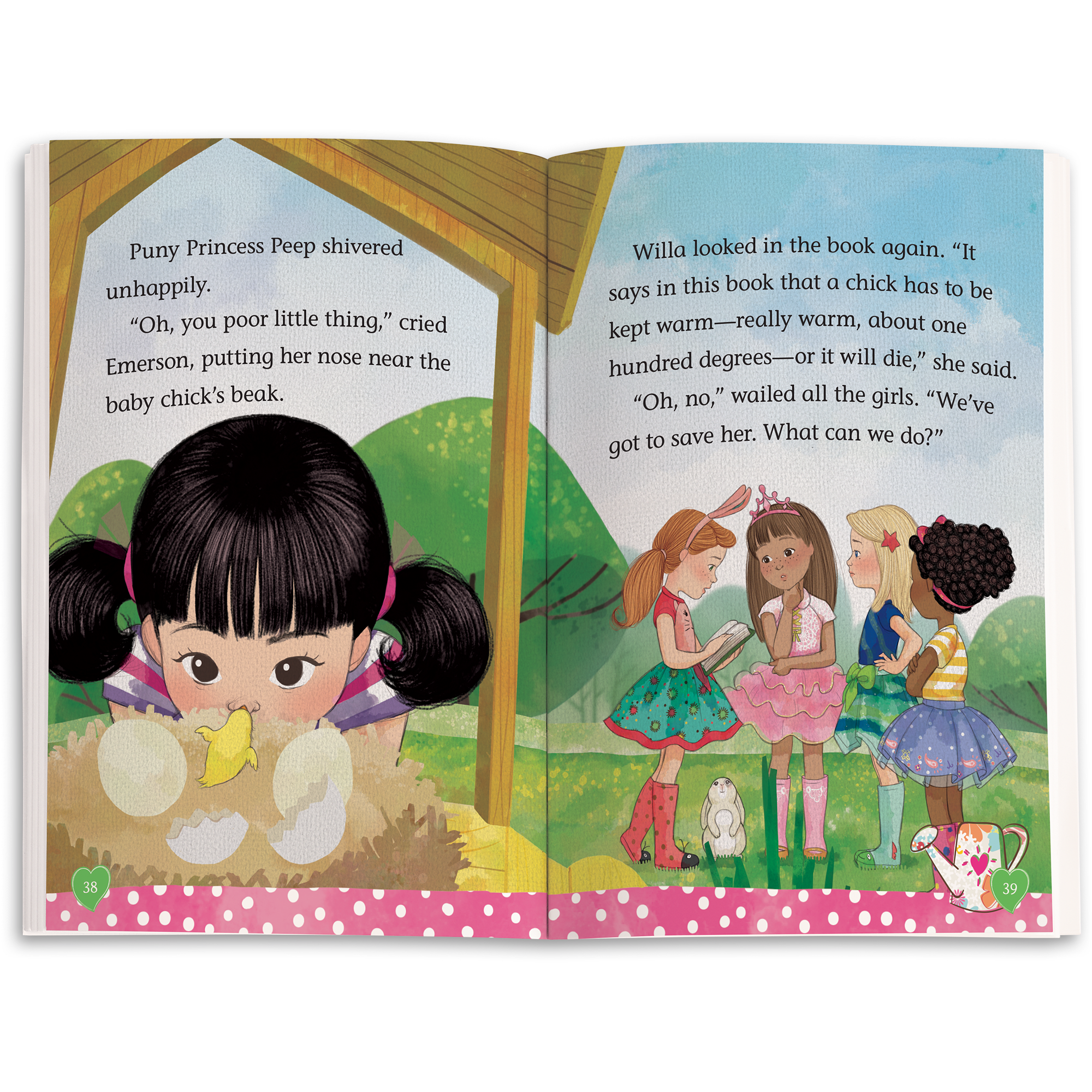 WellieWishers Emerson and Princess Peep Children's Book by Valerie Tripp