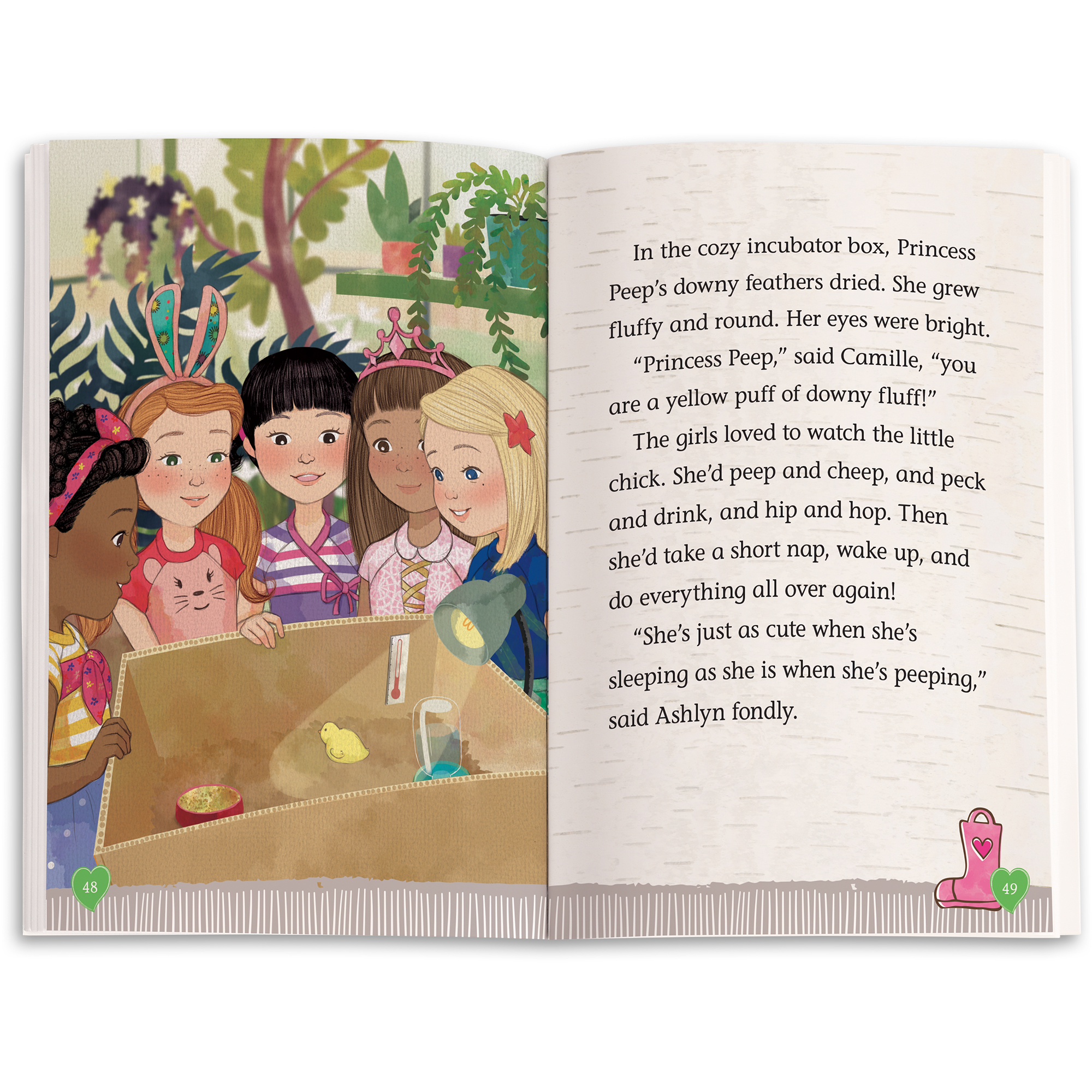 WellieWishers Emerson and Princess Peep Children's Book by Valerie Tripp