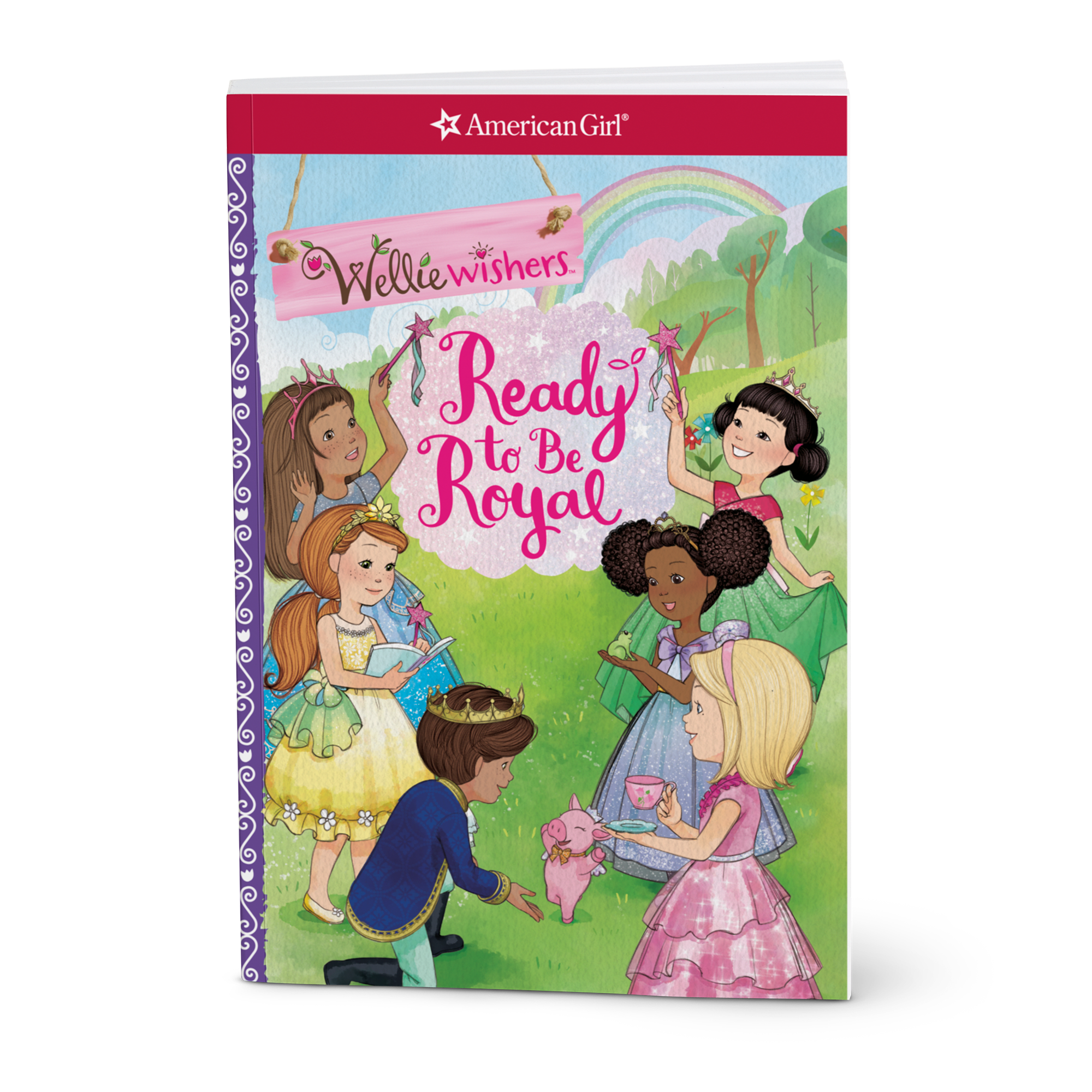 WellieWishers Royal Princess Book for Kids - Ready to Be Royal Storybook