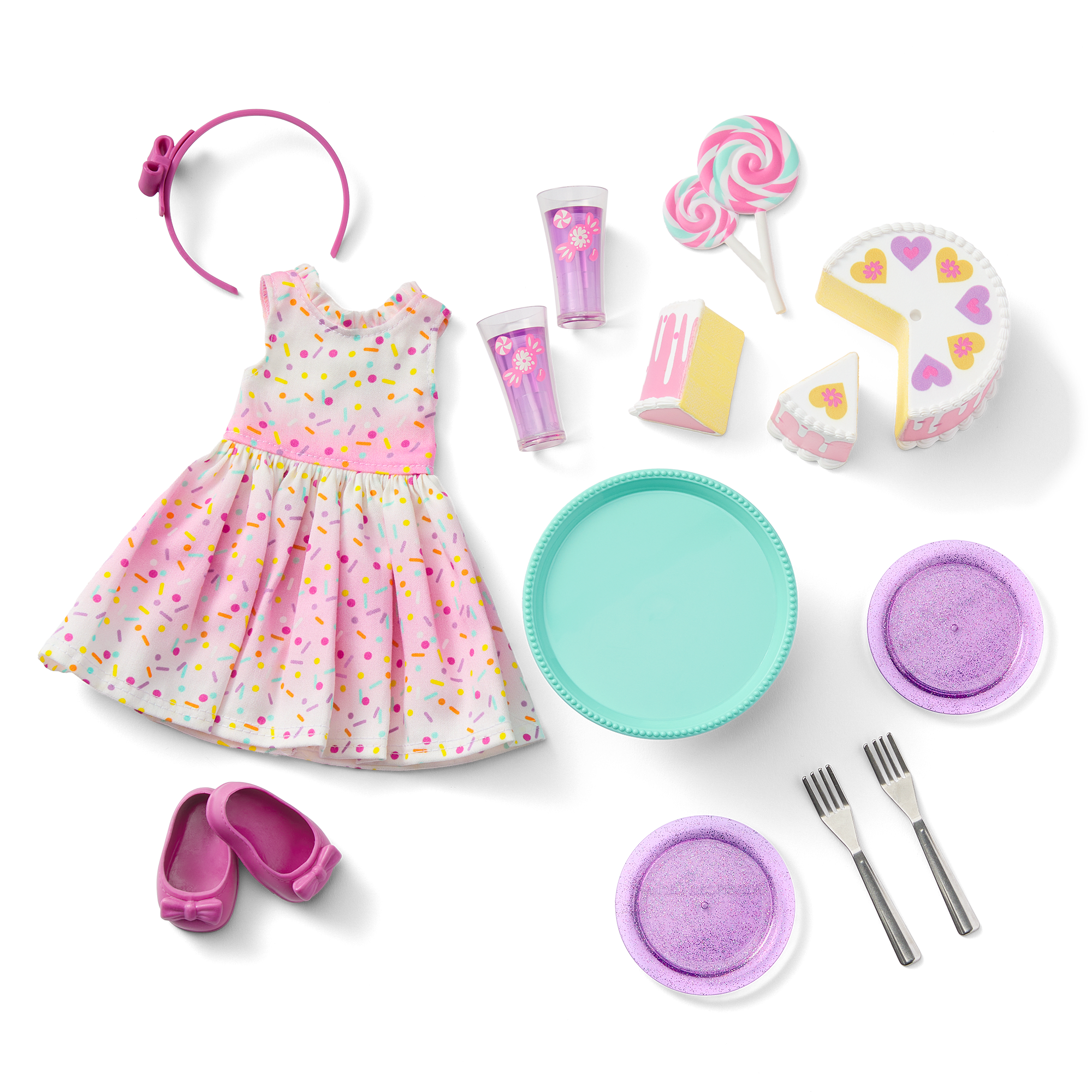 Willa's WellieWishers Doll Party Set with Cake & Accessories