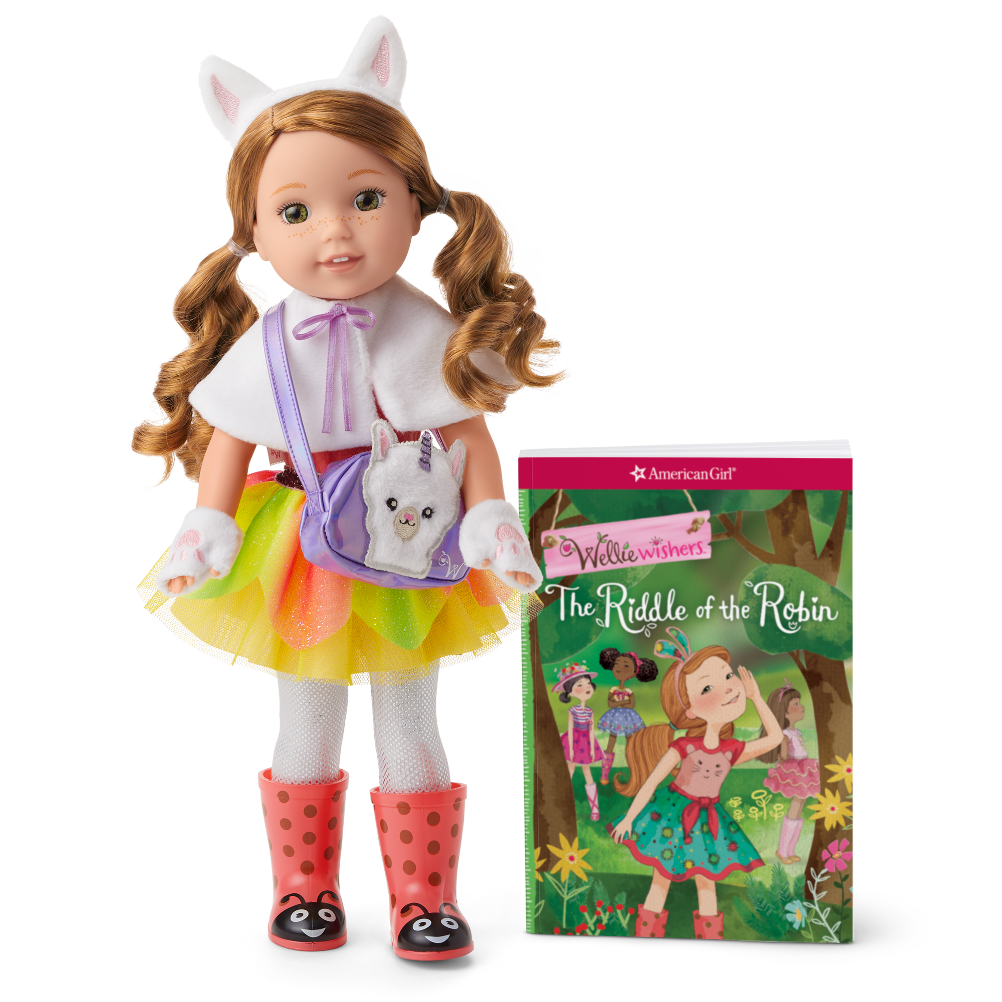 Willa™ Nature Fairy Doll with Book & Llamacorn Accessories