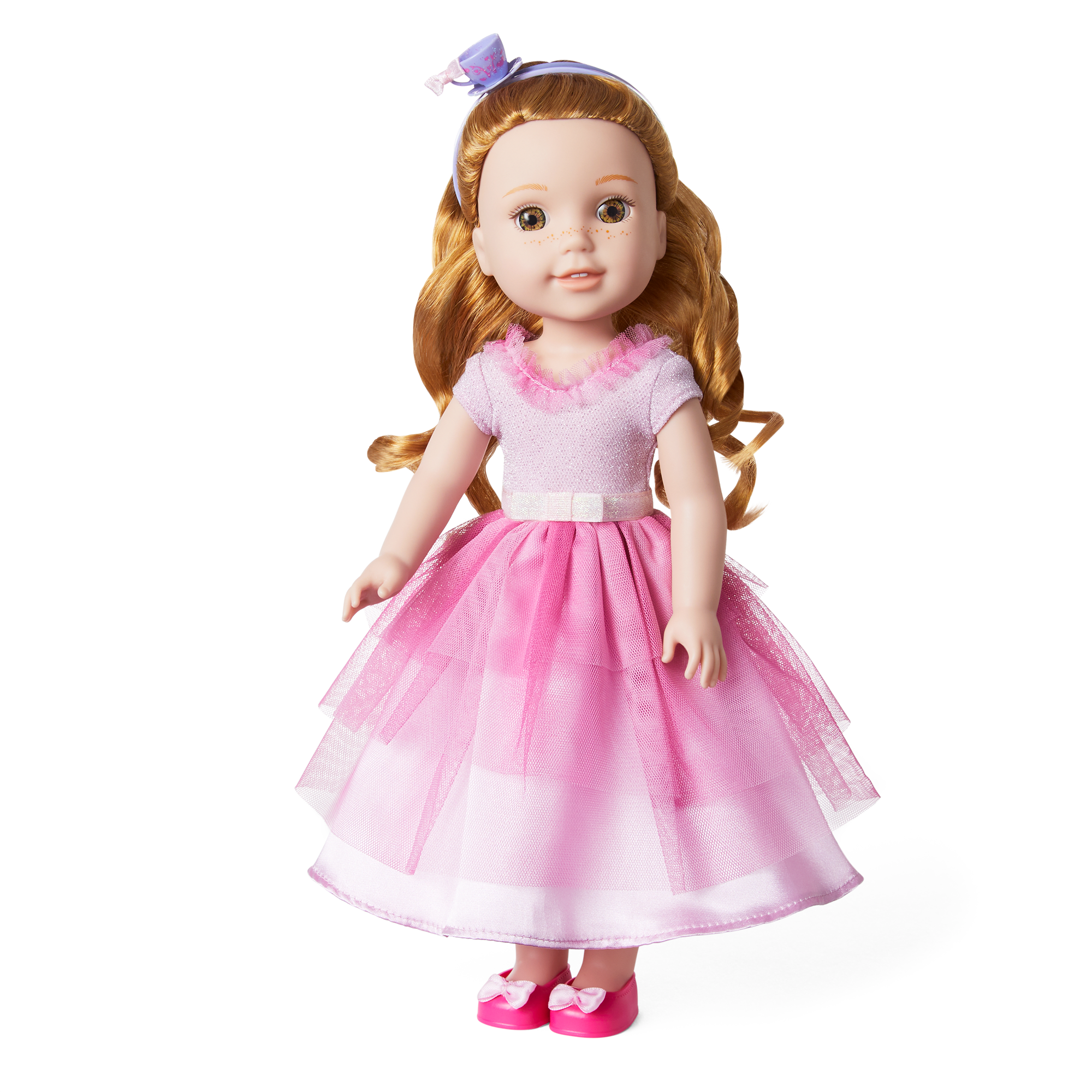 WellieWishers Royal Princess Doll Bundle with Throne Desk & Dress
