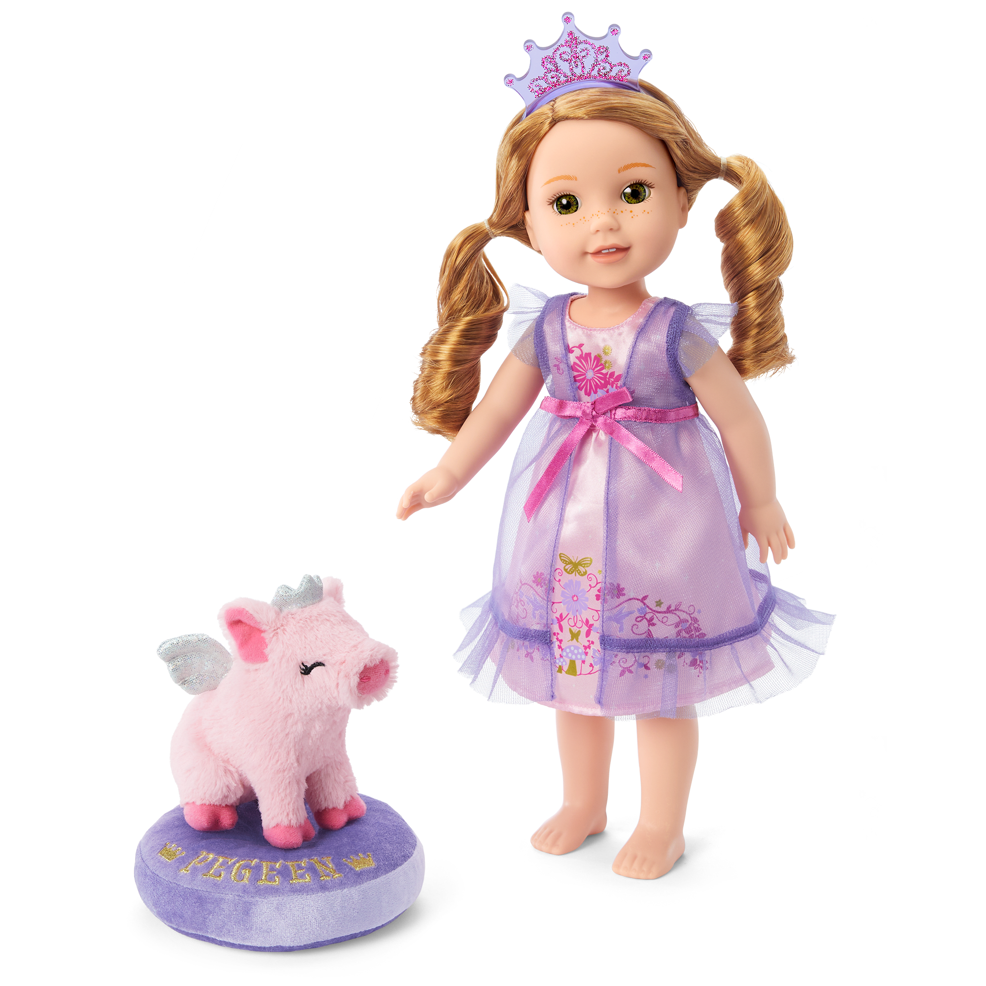 WellieWishers Fairy Tale Friends Plush Doll Bundle for Kids