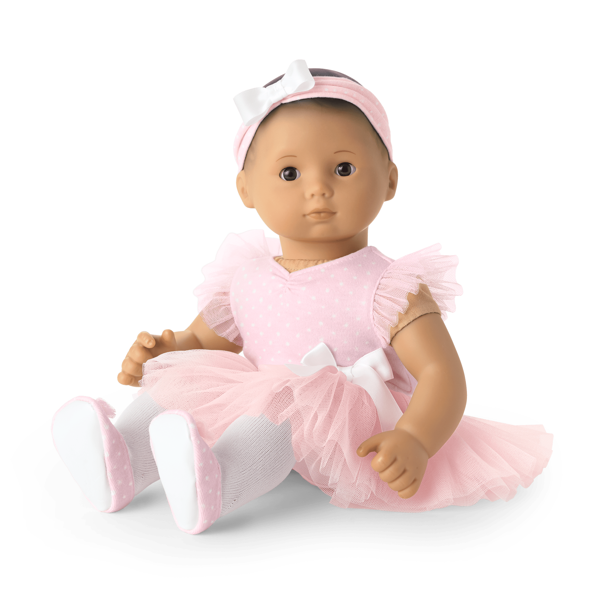 Bitty Baby Ballerina Outfit - Pink Leotard & Mesh Skirt Set
