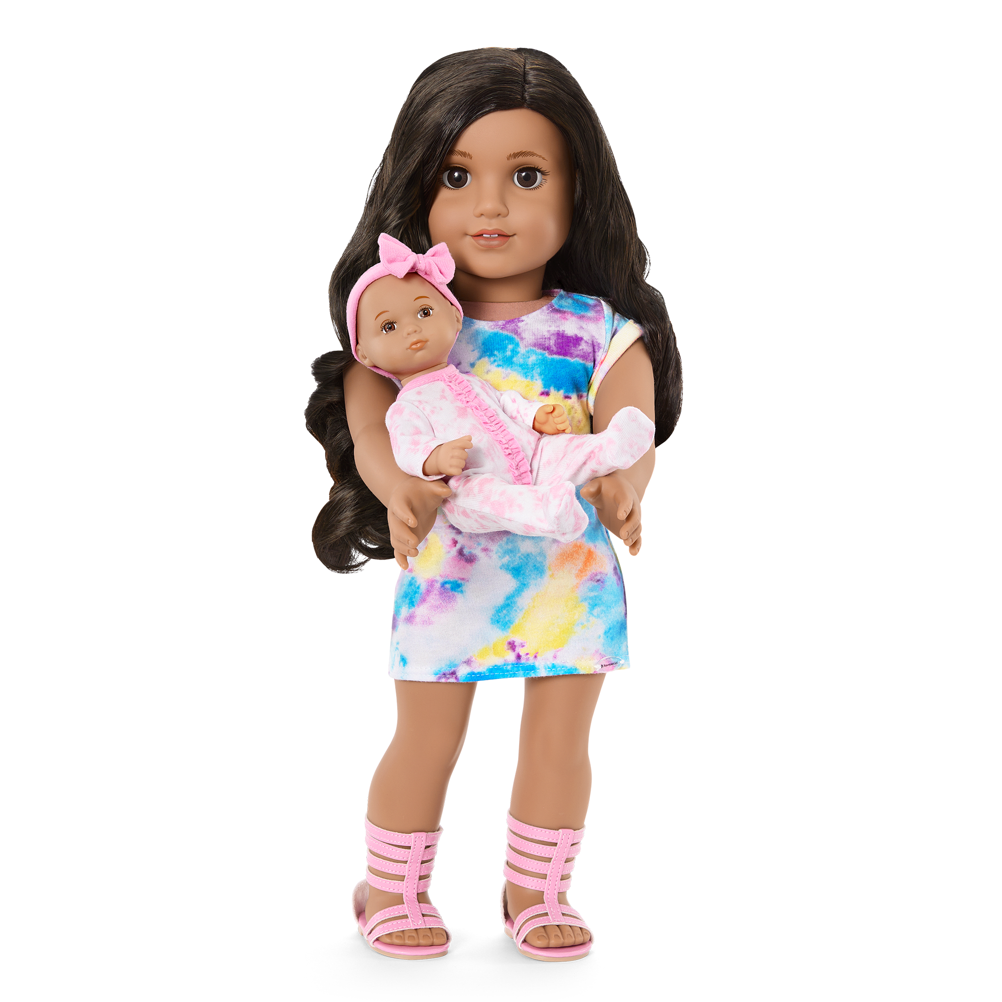 Little Bitty Baby™ 7.75-inch Brown Hair Doll with Movable Limbs