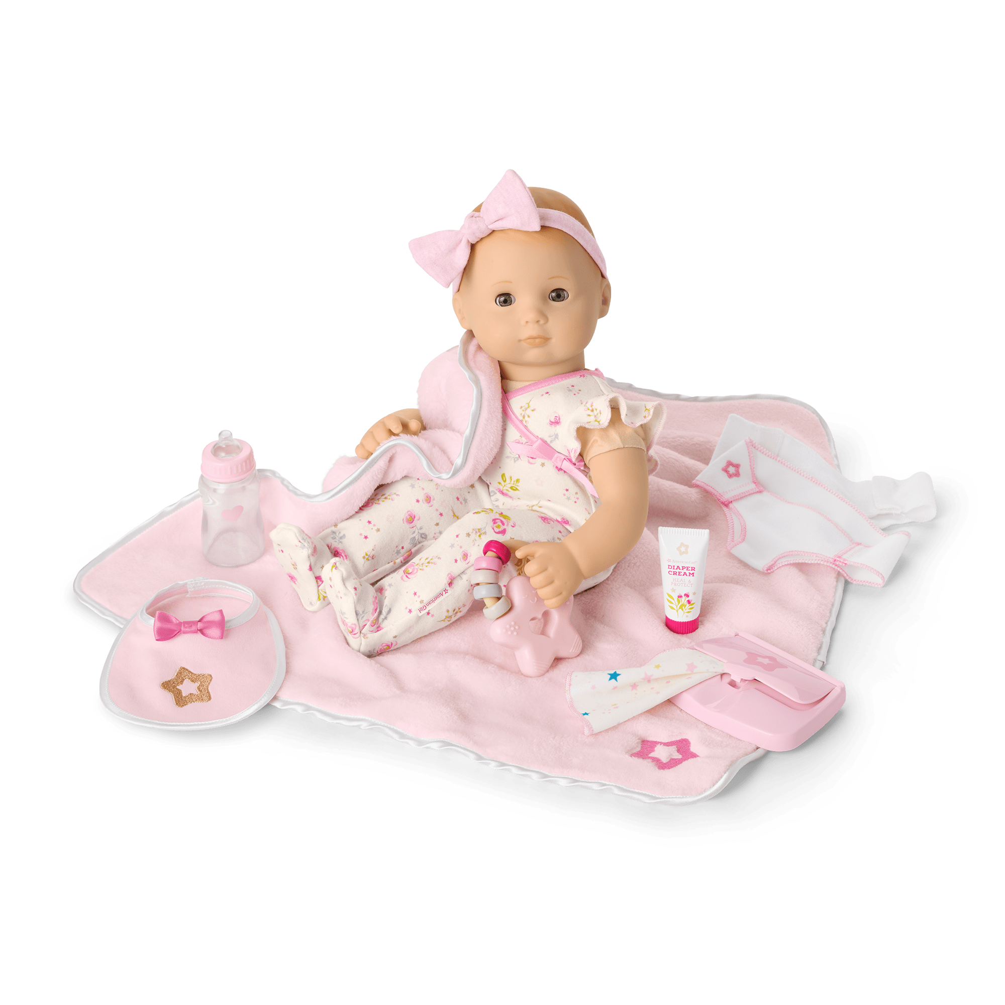 Bitty Baby Doll with Red Hair & Care Play Set – American Girl