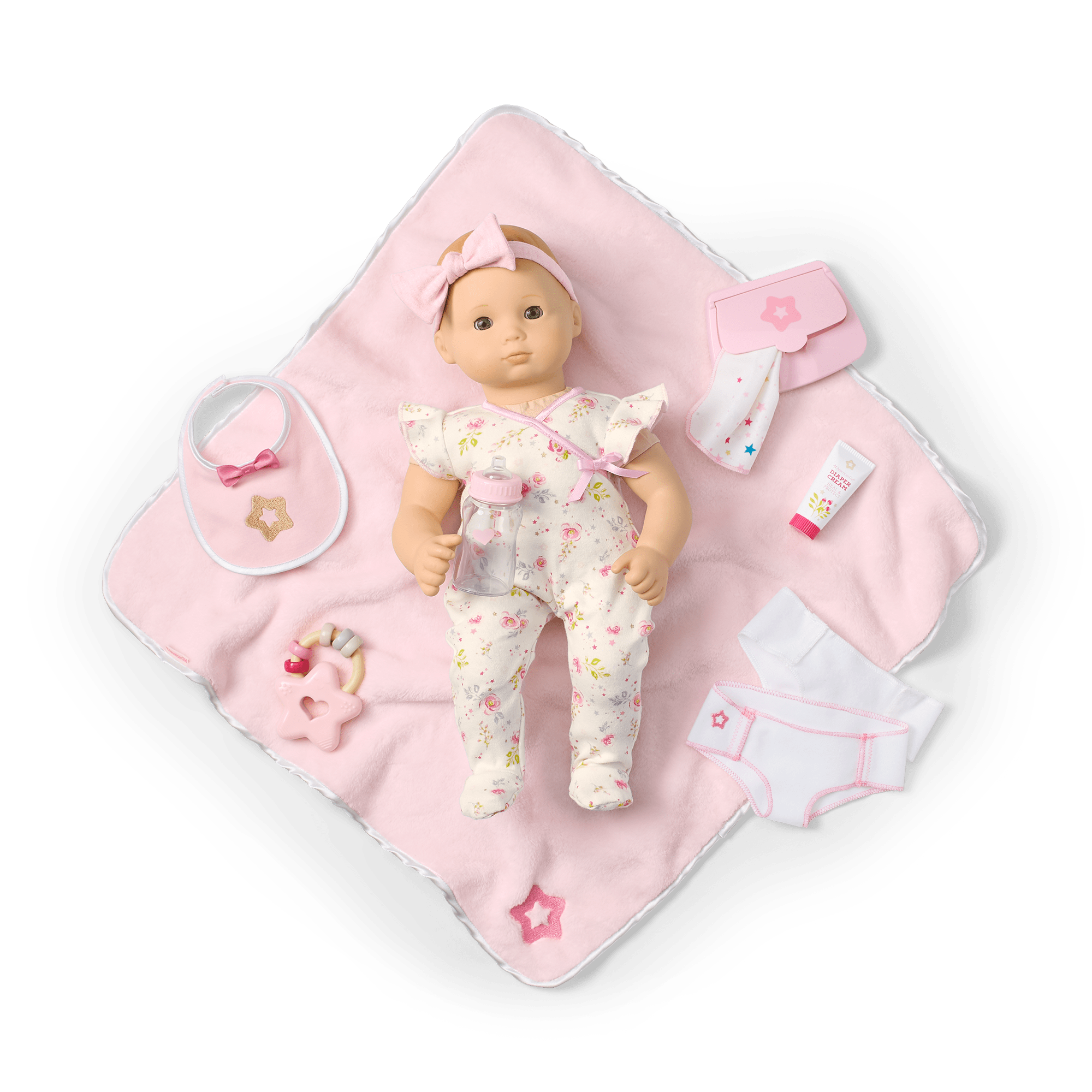 Bitty Baby Doll with Red Hair & Care Play Set – American Girl