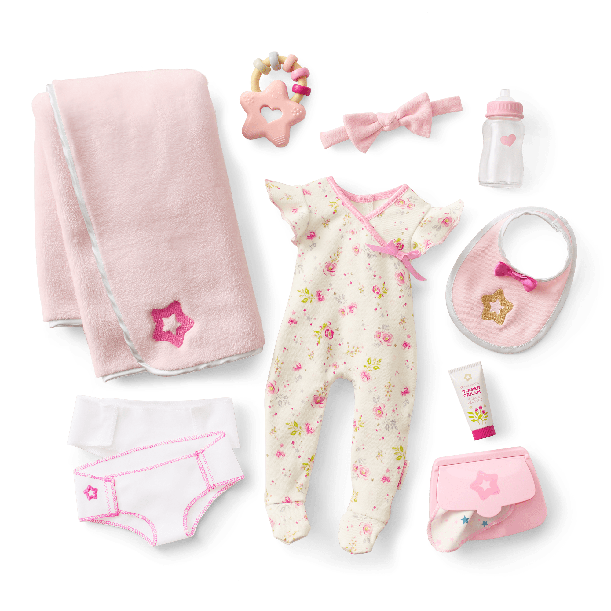 Bitty Baby Doll with Red Hair & Care Play Set – American Girl