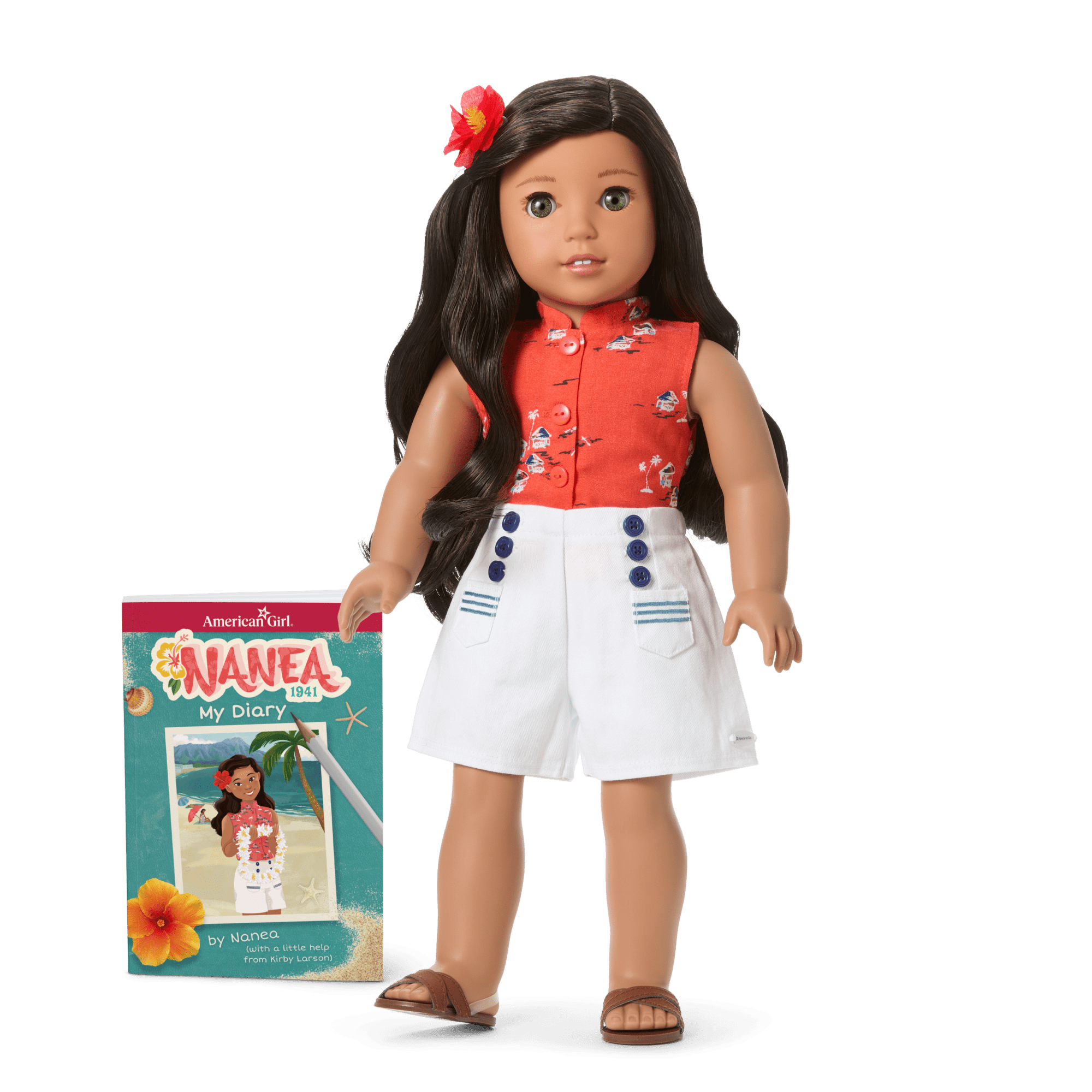 Nanea Mitchell 18-inch Historical Doll with Journal & Outfit
