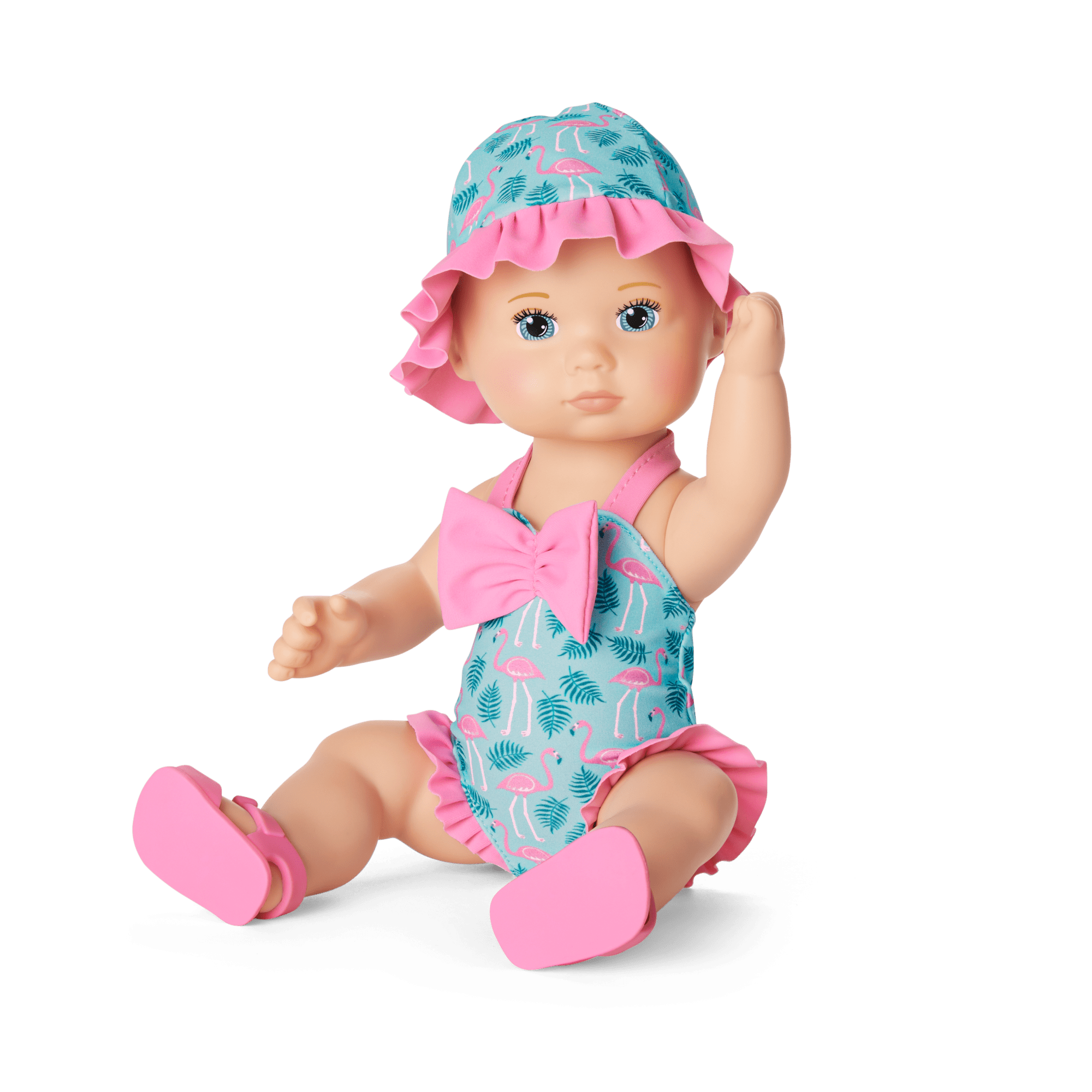 Bitty Baby Splash Flamingo Water Play Set with Floating Doll