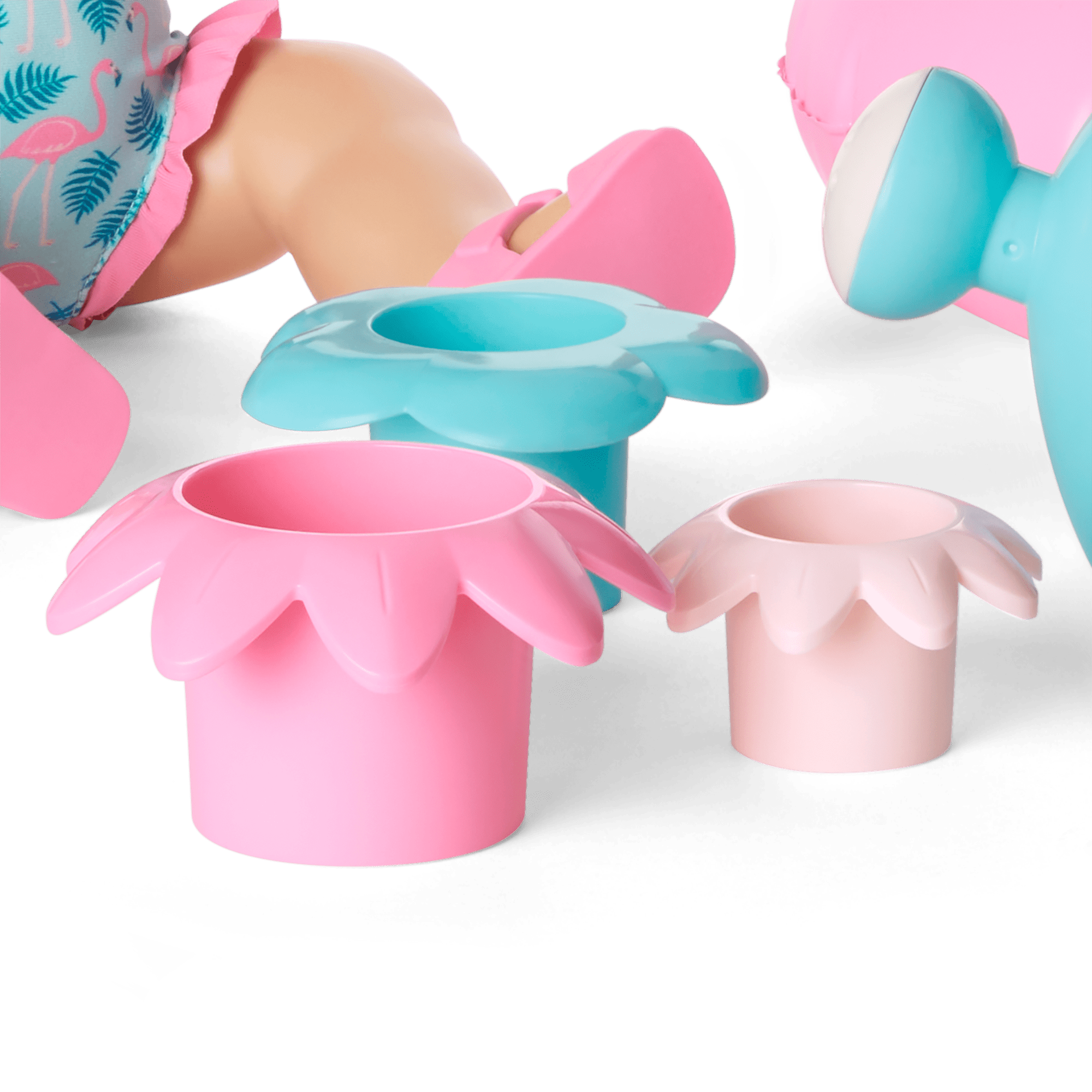 Bitty Baby Splash Flamingo Water Play Set with Floating Doll