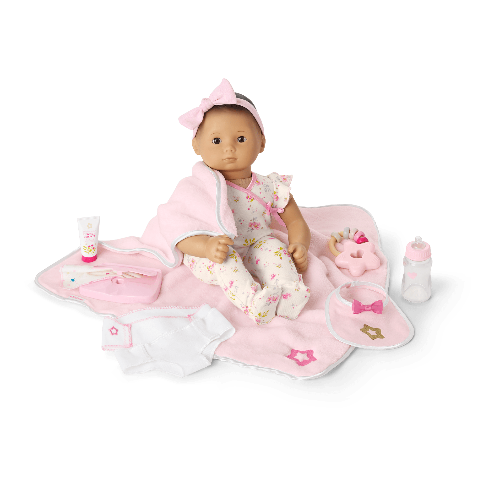 Bitty Baby Doll with Black Hair & Care Play Set - American Girl