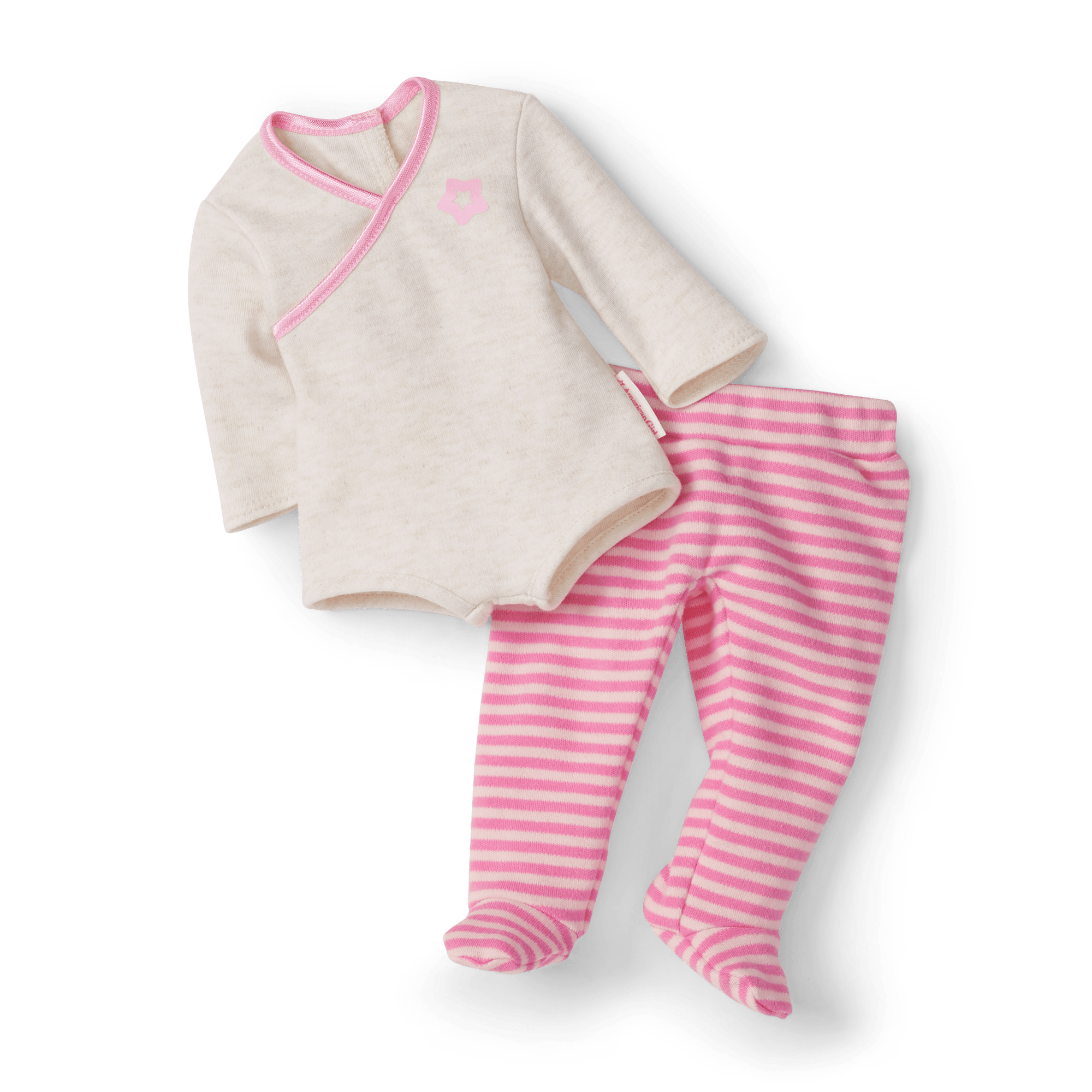 Bitty Baby Doll with Red Hair in Pink Outfit – 15" Cuddly Vinyl Doll