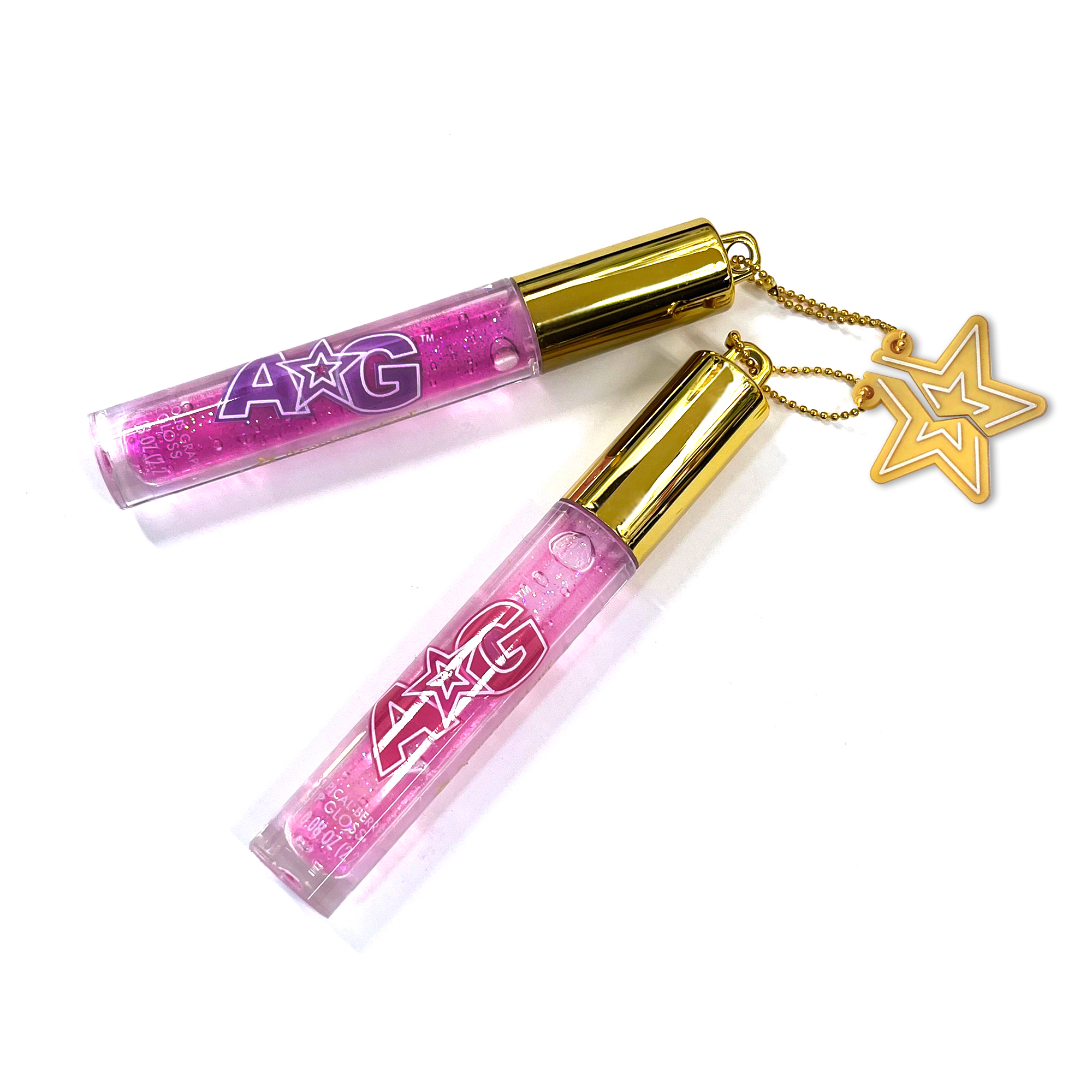 BFF Lip Gloss Duo - Berry & Grape with Charm - Cruelty-Free