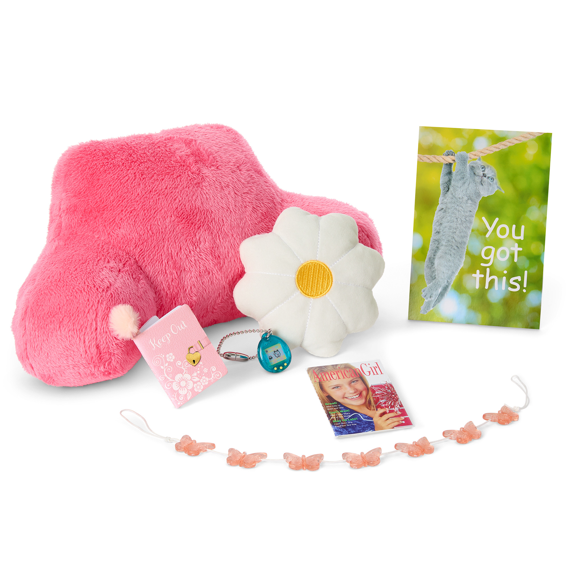 Isabel’s™ 18-inch Doll Bedroom Accessories Set with Lights & Plush Pillows
