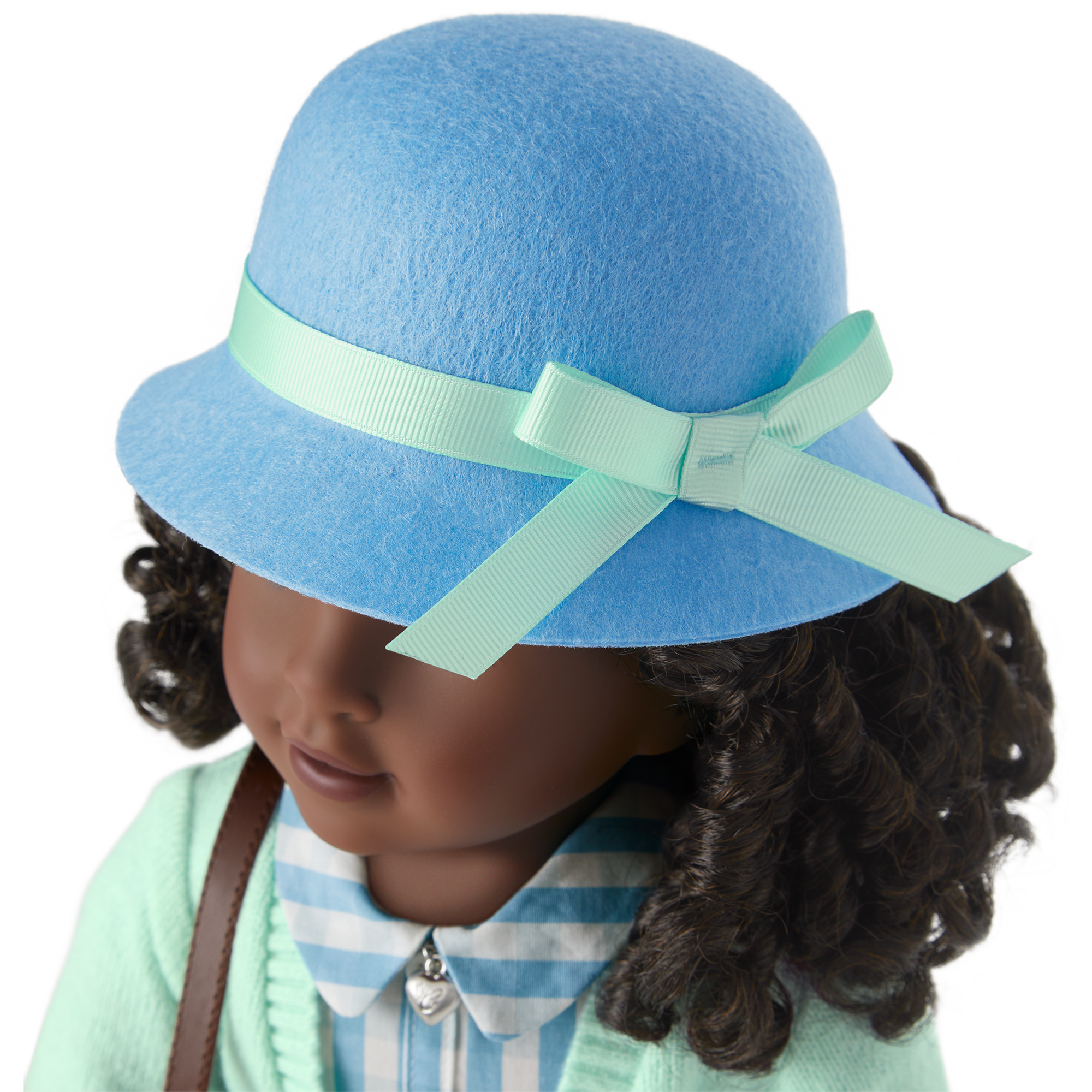 Claudie's 18-inch Doll Accessories Set with 1920s Style Hat & Necklace