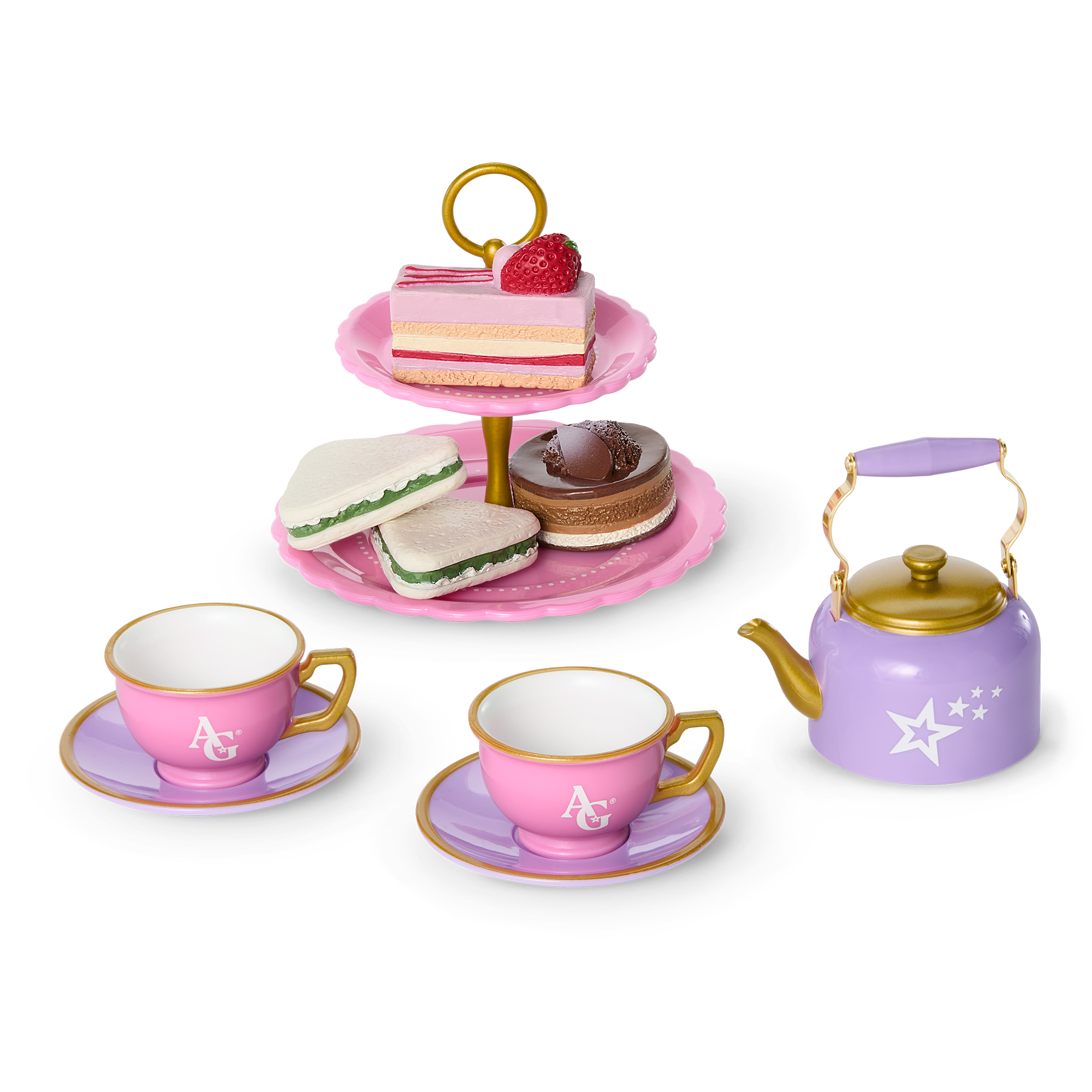 18-Inch Doll Tea Set with Treats & Accessories