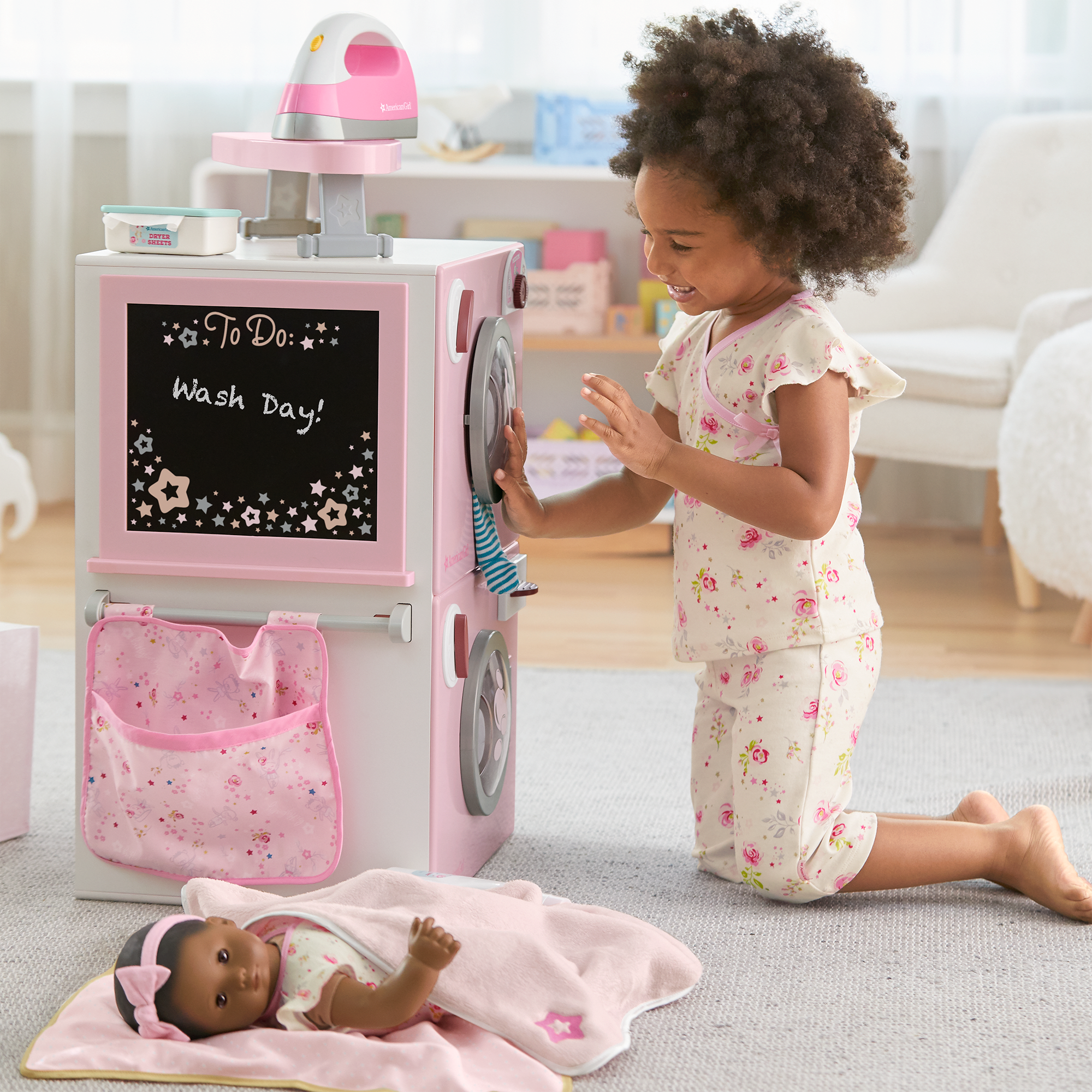 Bitty’s™ Wooden Washer & Dryer Play Set for Kids