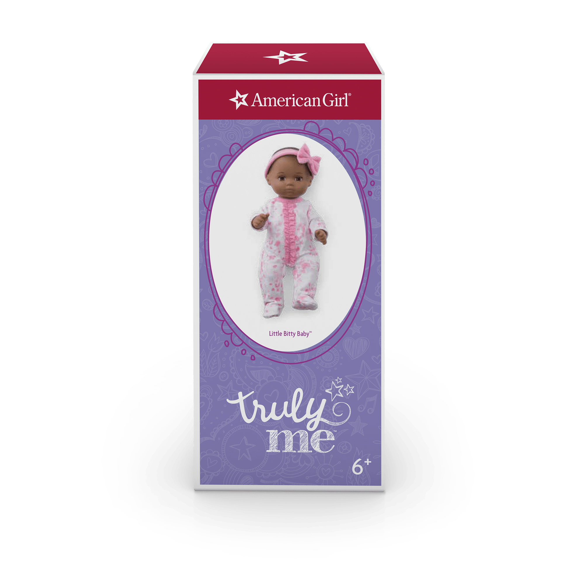 Little Bitty Baby™ 7.75" Black Hair Doll with Movable Limbs