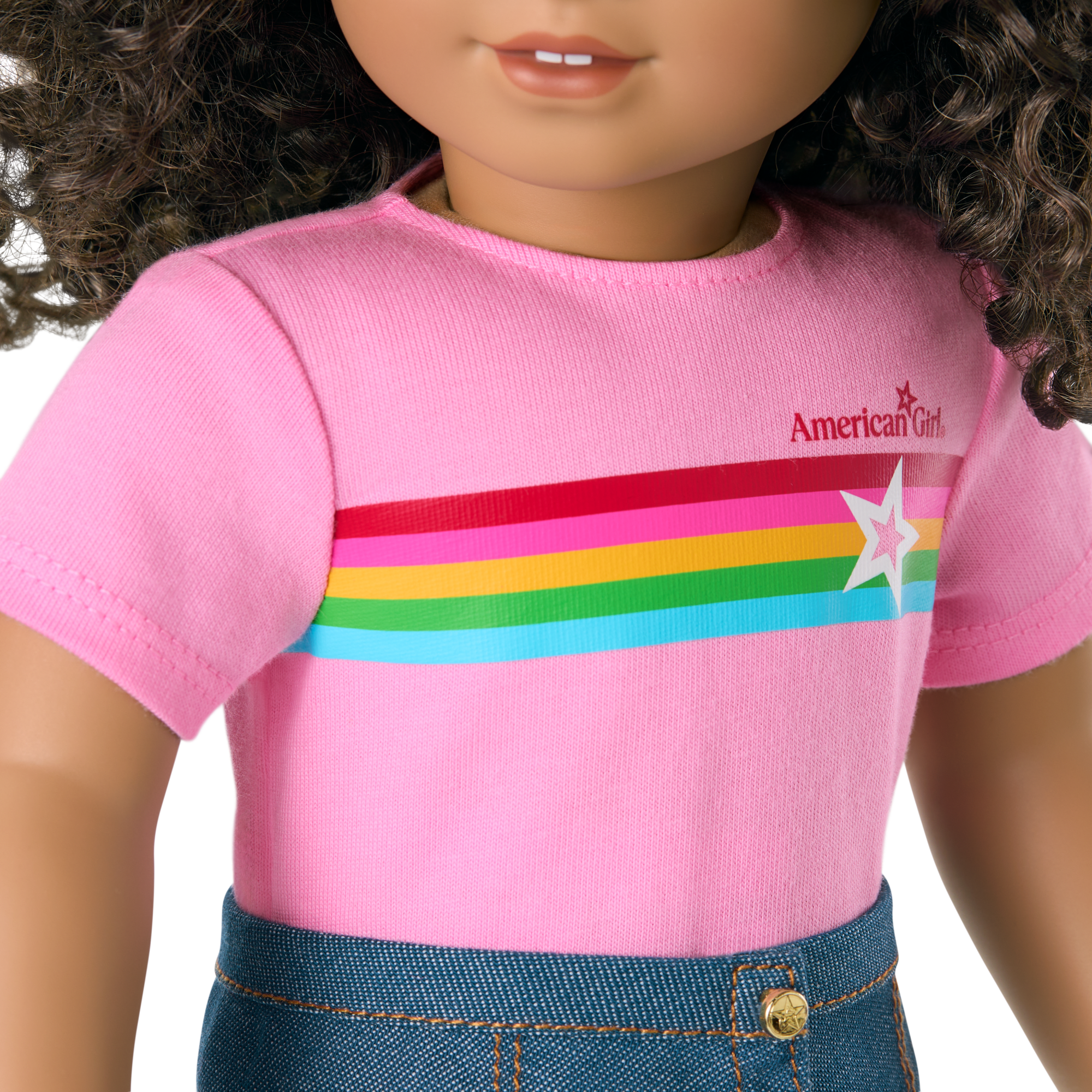 Truly Me 18" Doll with Curly Hair & Varsity Jacket