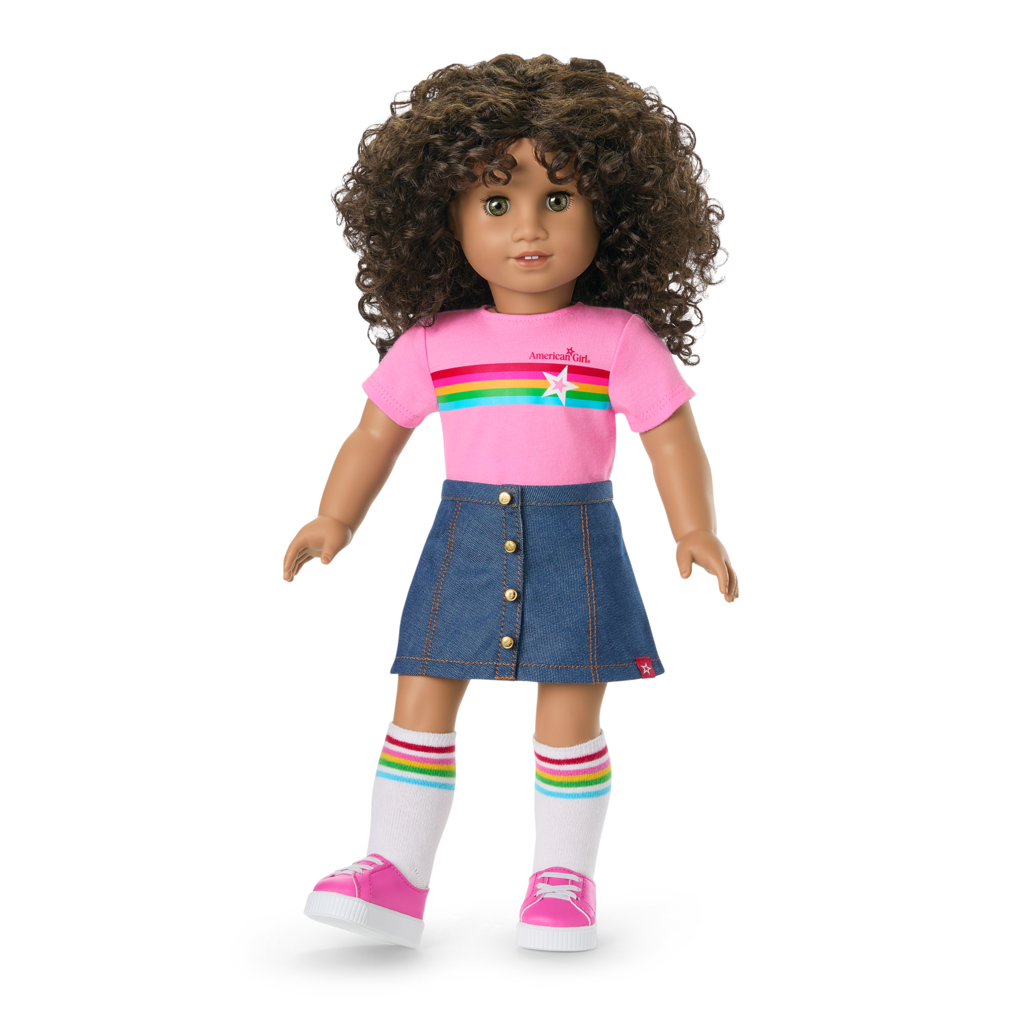 Truly Me 18" Doll with Curly Hair & Varsity Jacket