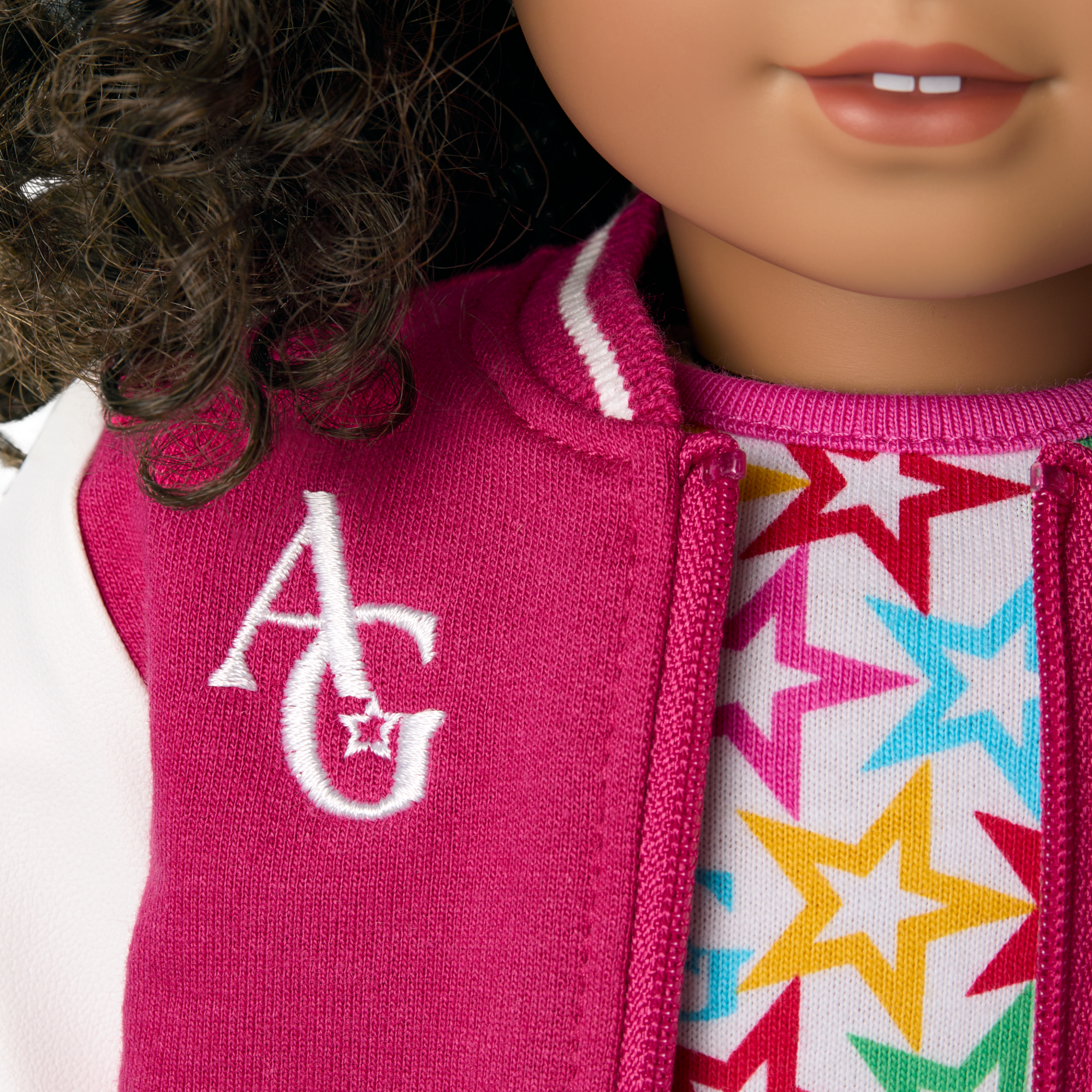 Truly Me 18" Doll with Curly Hair & Varsity Jacket