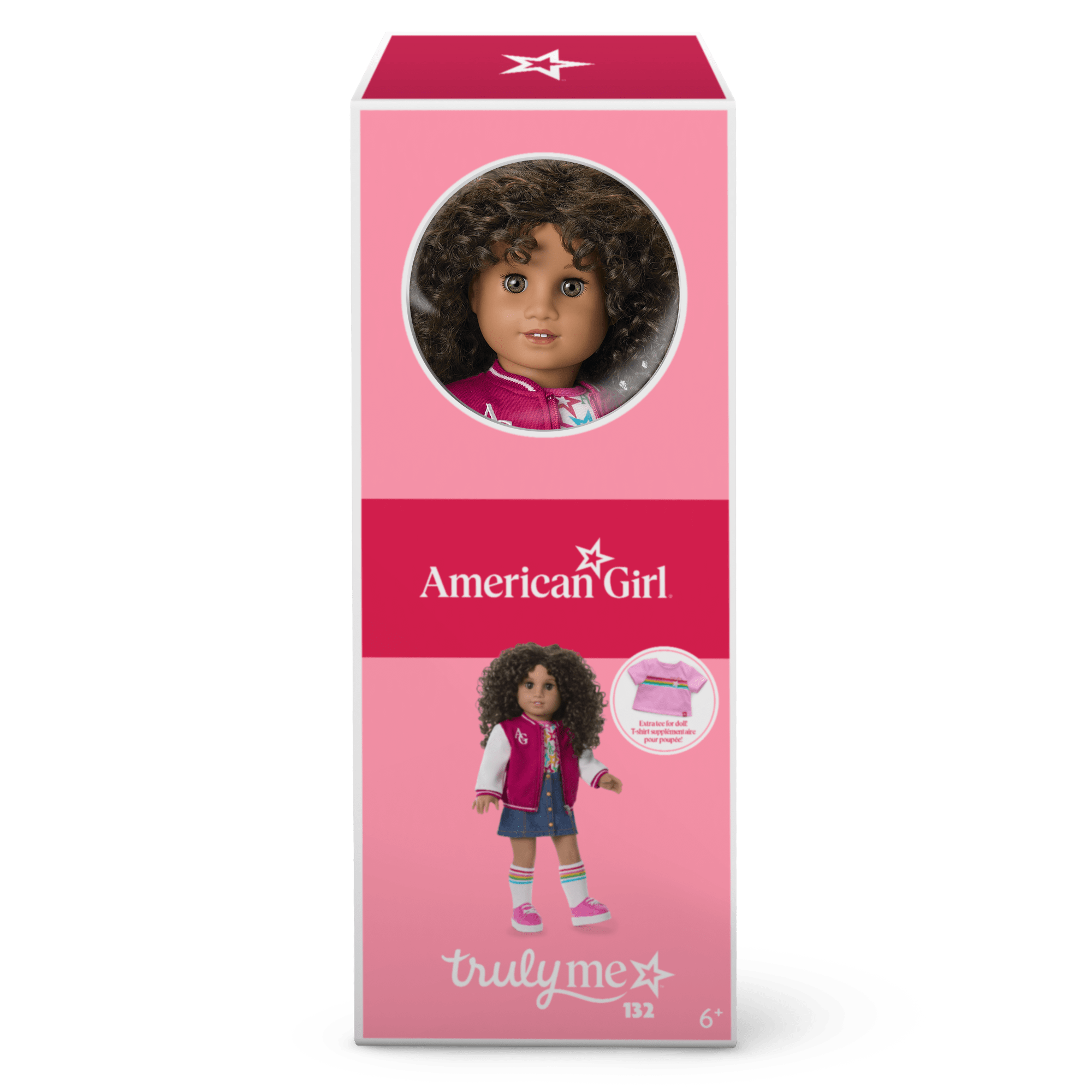 Truly Me 18" Doll with Curly Hair & Varsity Jacket