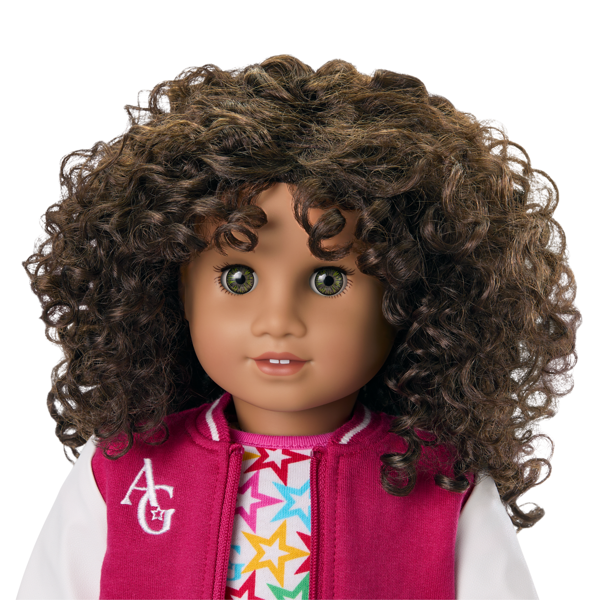 Truly Me 18" Doll with Curly Hair & Varsity Jacket