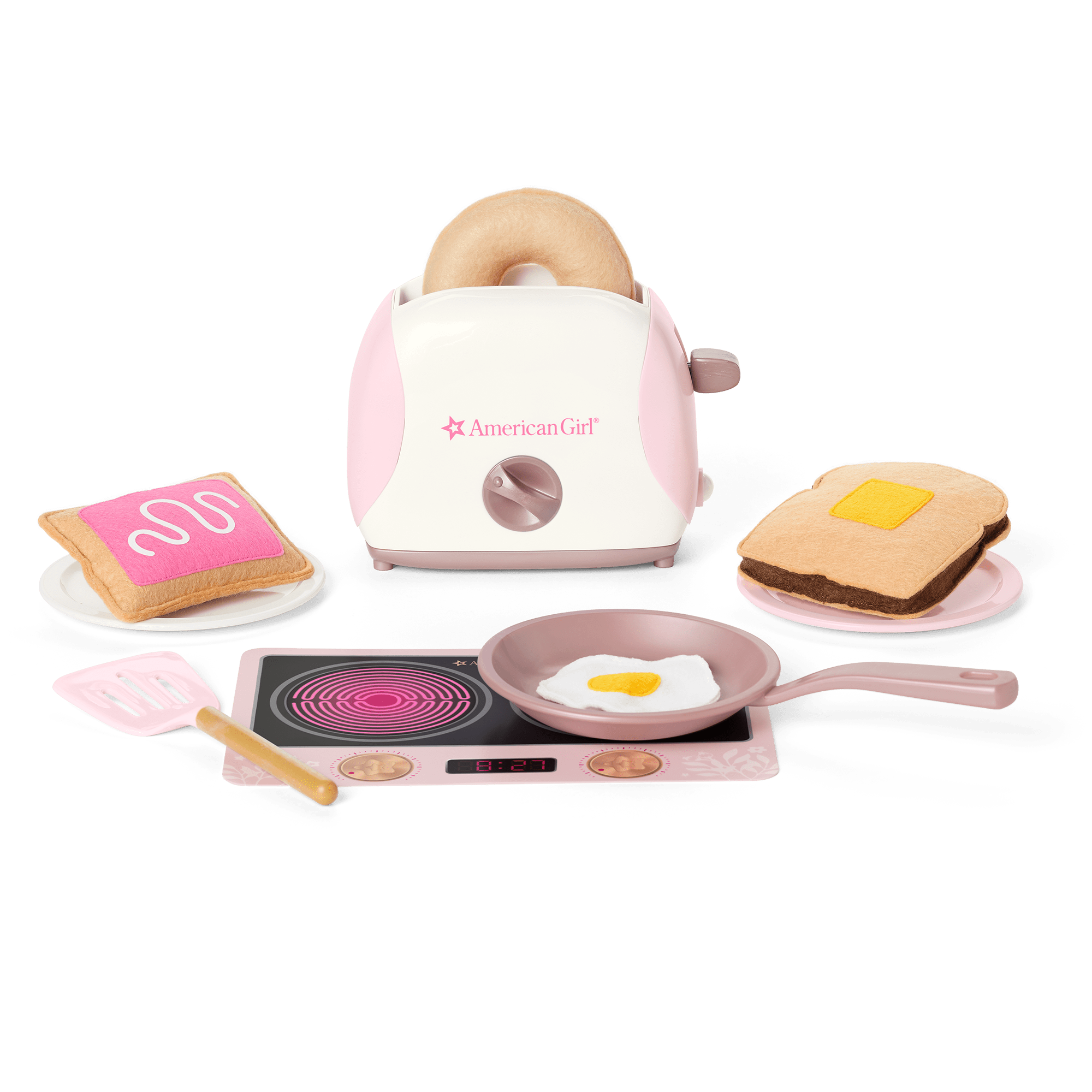 Bitty Baby Breakfast Playset with Toaster & Felt Food